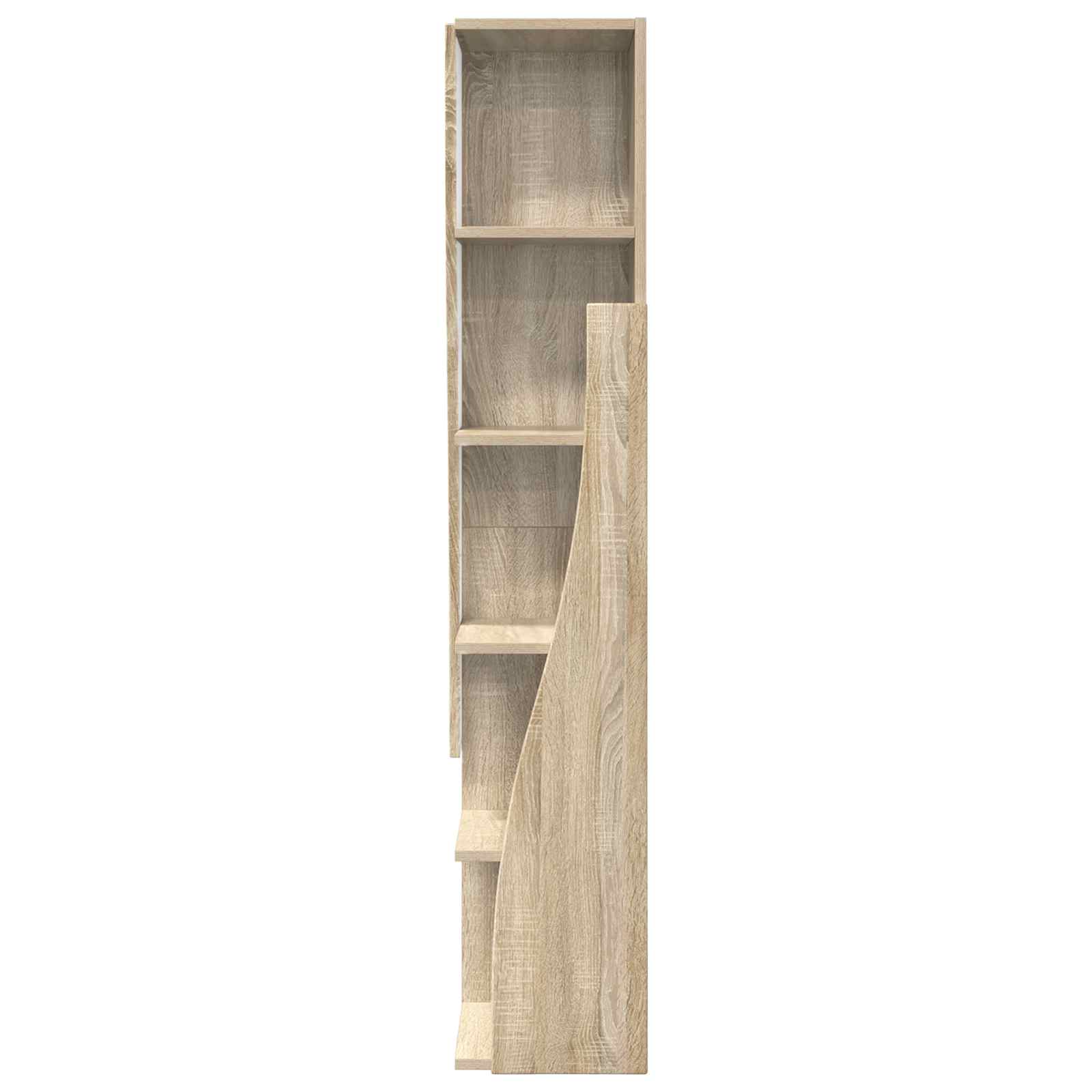 Hoekkast Sonoma Eiken 27,5x27x140cm Bewerkt hout – afbeelding 6