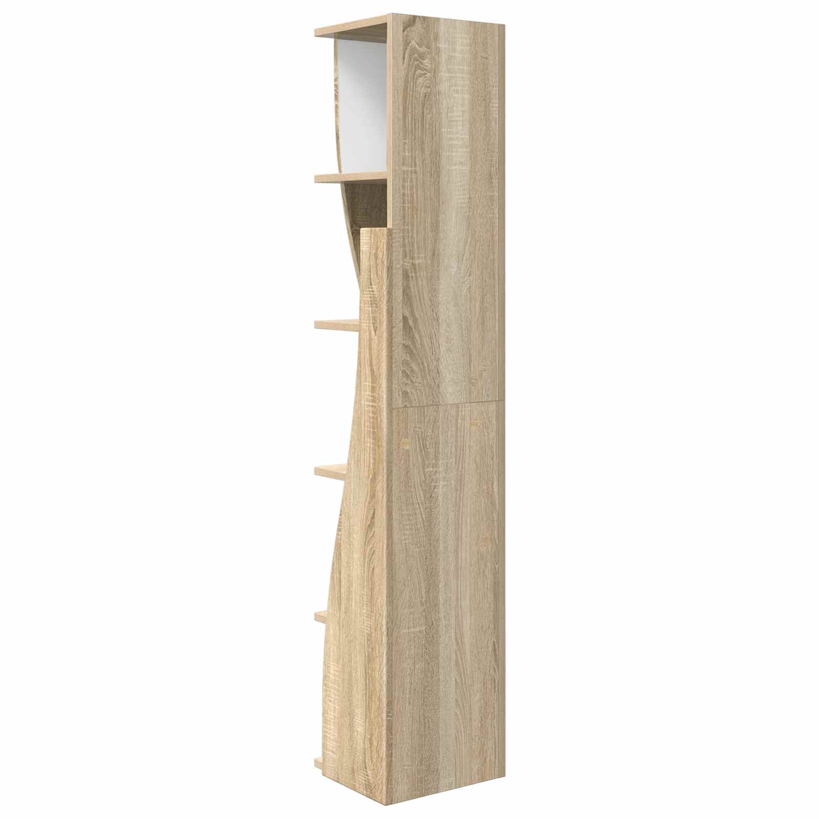 Hoekkast Sonoma Eiken 27,5x27x140cm Bewerkt hout – afbeelding 7