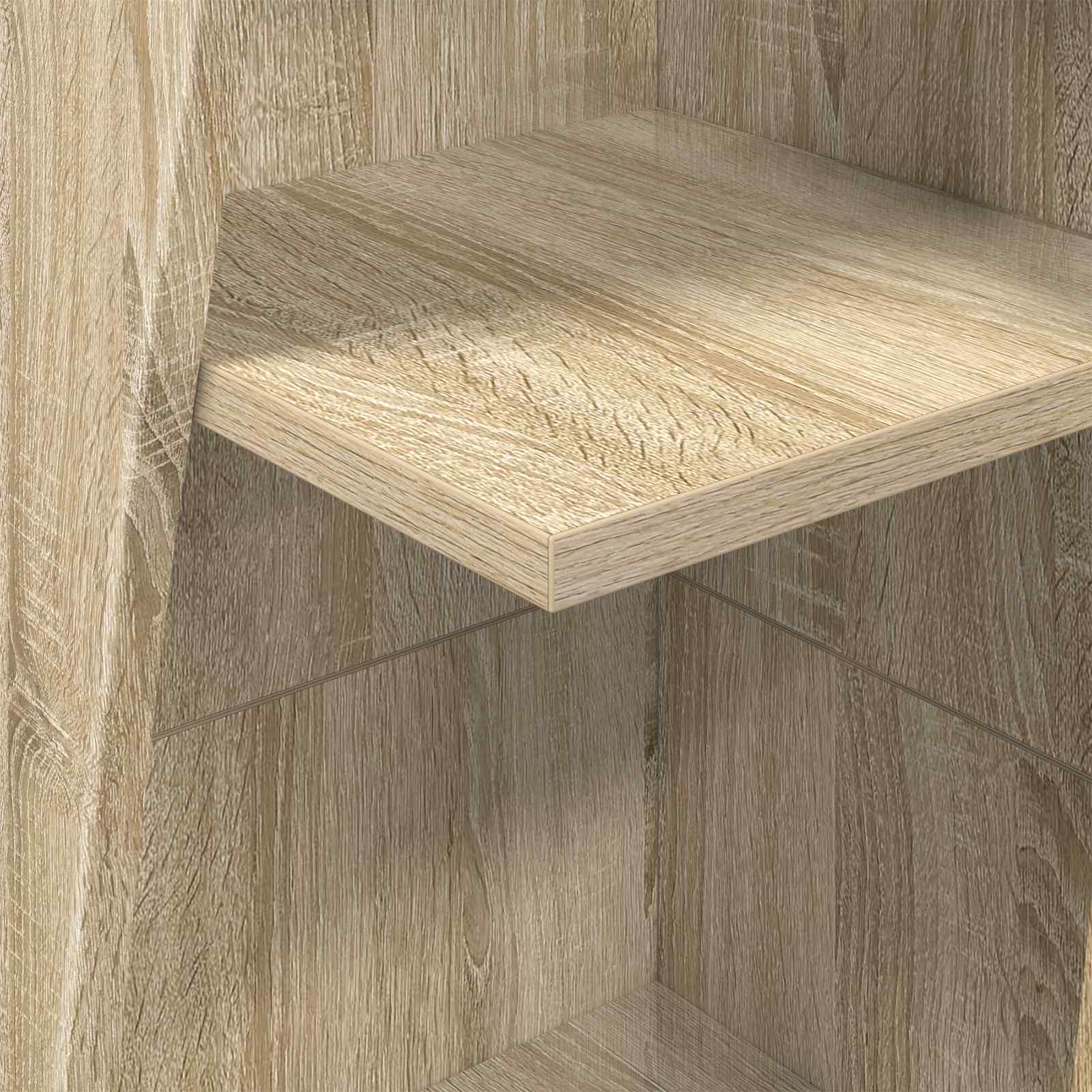 Hoekkast Sonoma Eiken 27,5x27x140cm Bewerkt hout – afbeelding 8