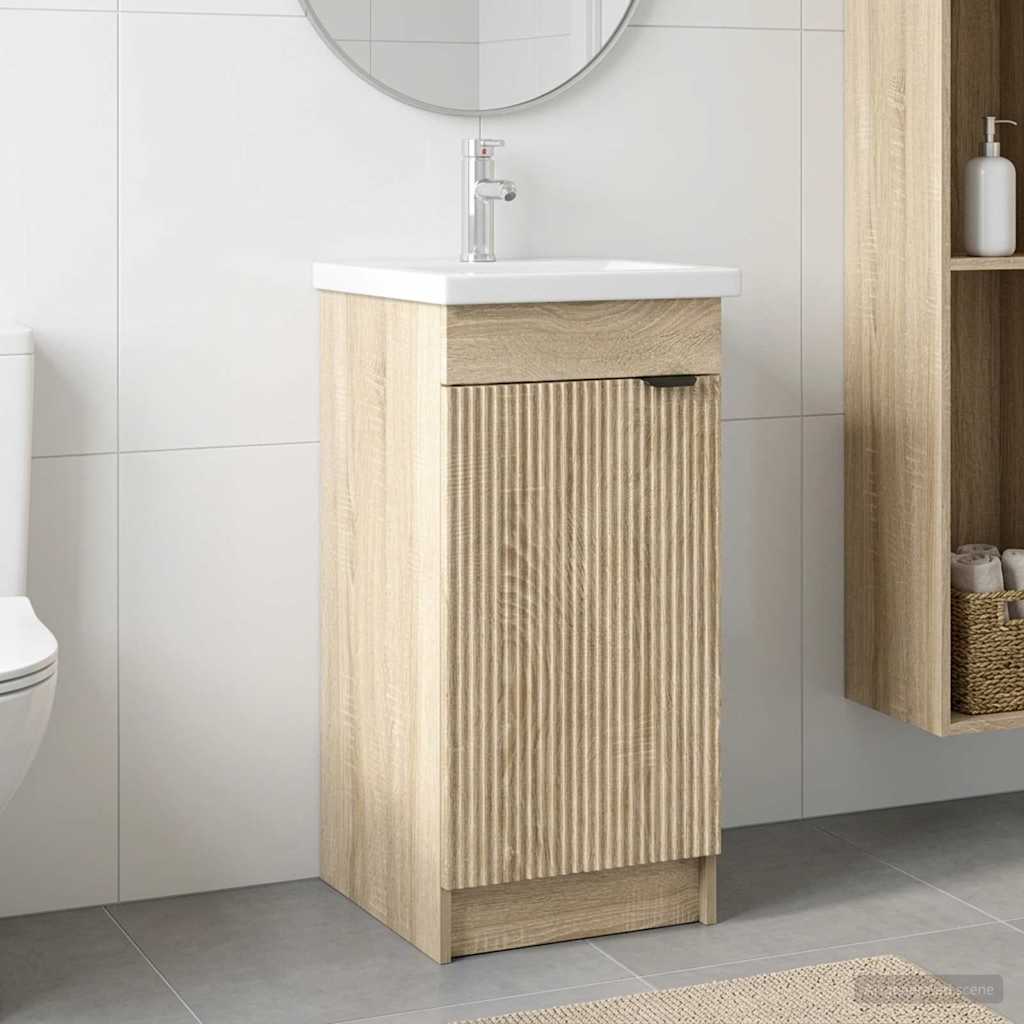 Badkamermeubel met Wasbak Sonoma Eiken 42 x 40 x 84,5 cm