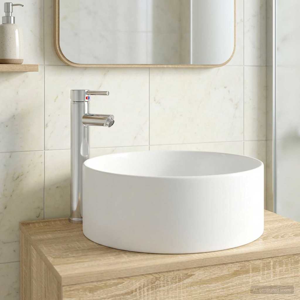 Badkamer Waskom Chroom 40,5 x 40,5 x 15,5 cm Metaal