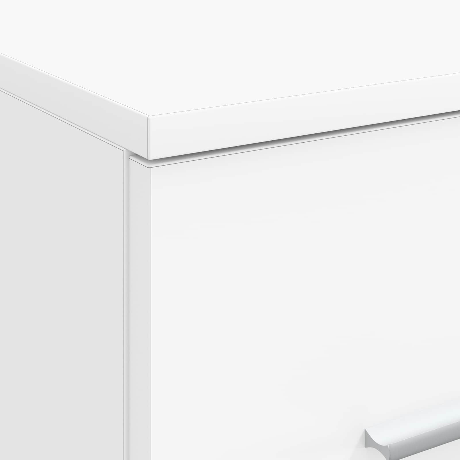 Badkamerkast Tussenin Wit 30 x 44,5 x 50 cm Bewerkt hout – afbeelding 6