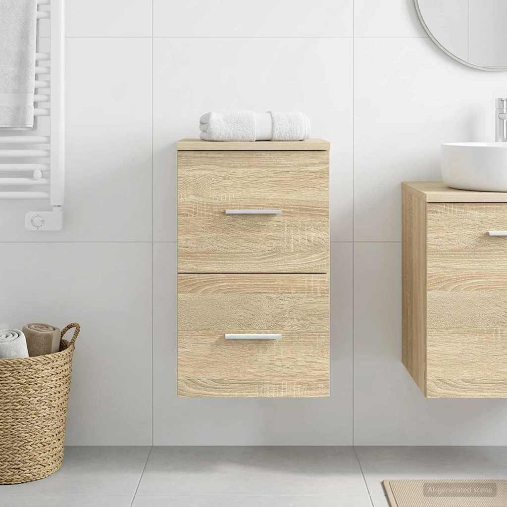 Badkamerkast Tussenin Sonoma Eiken 30 x 44,5 x 50 cm