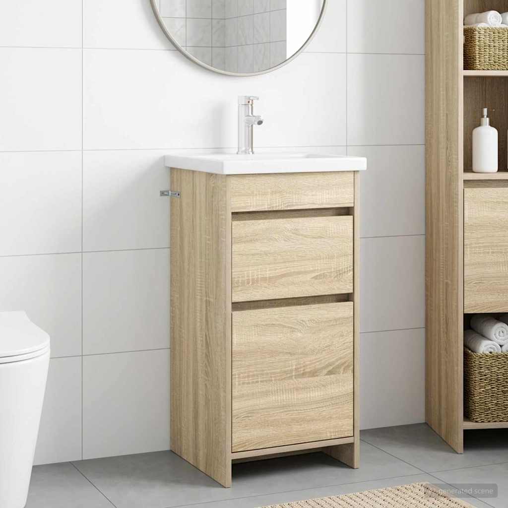 Badkamermeubel met Wasbak Sonoma Eiken 42 x 40 x 84,5 cm