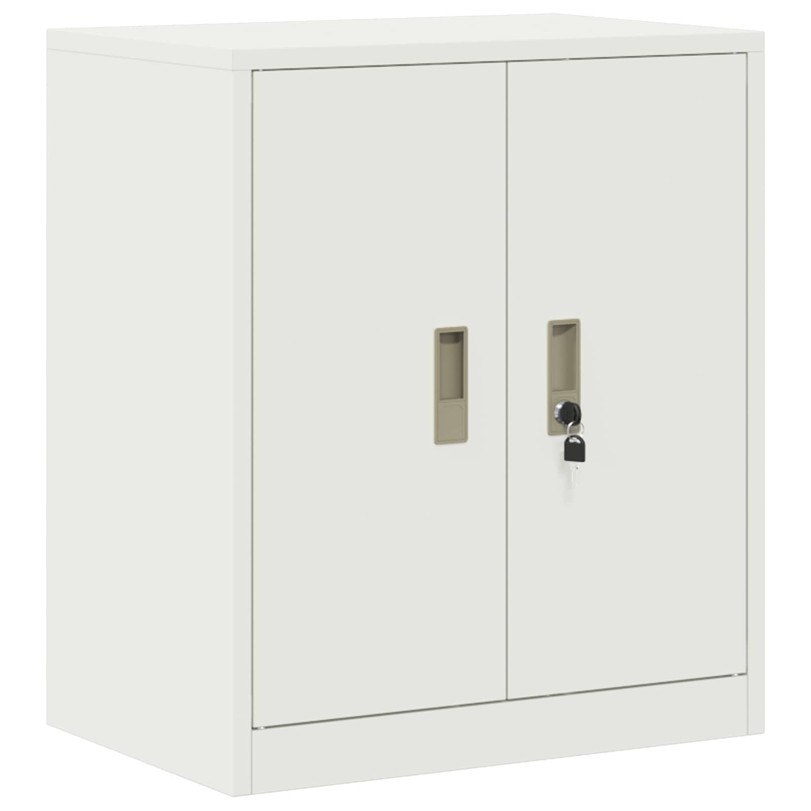 Opbergkast Wit 60 x 40 x 70 cm Staal – afbeelding 2