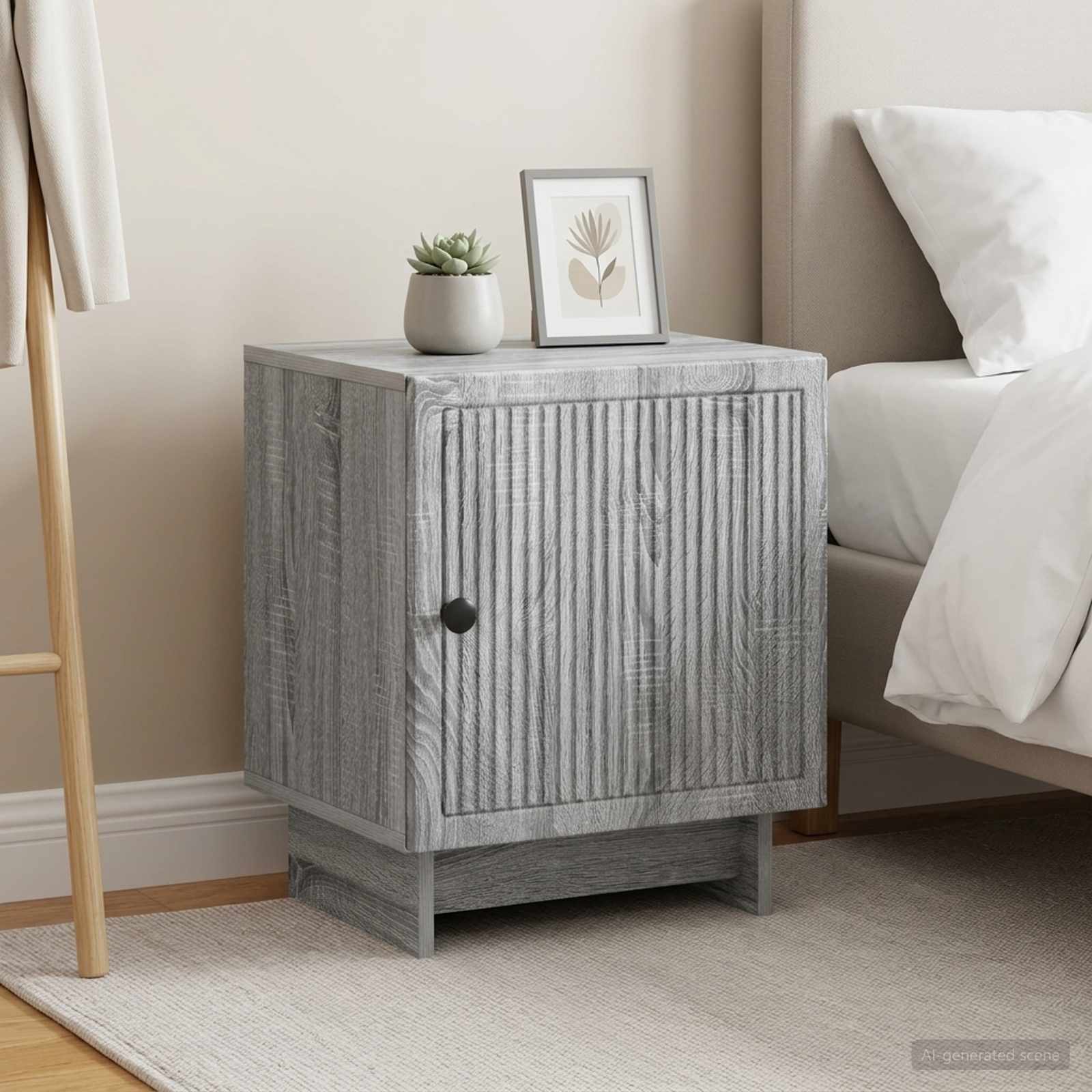 Nachtkastje 2 pcs Grijs sonoma 43 x 34,5 x 50 cm Bewerkt hout
