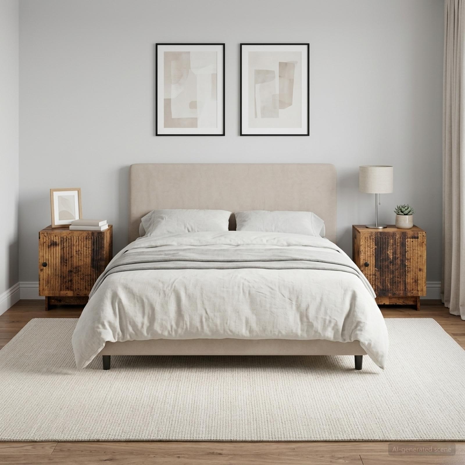 Nachtkastje 2 pcs Oud hout 43 x 34,5 x 50 cm Bewerkt hout