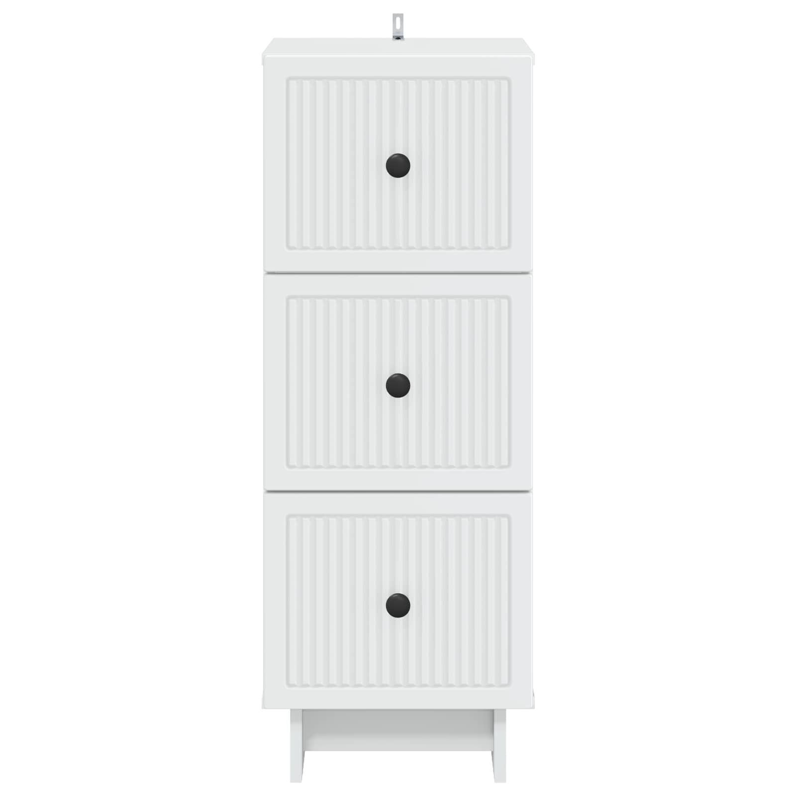 Ladenkast Wit 33 x 34,5 x 90 cm Bewerkt hout – afbeelding 6