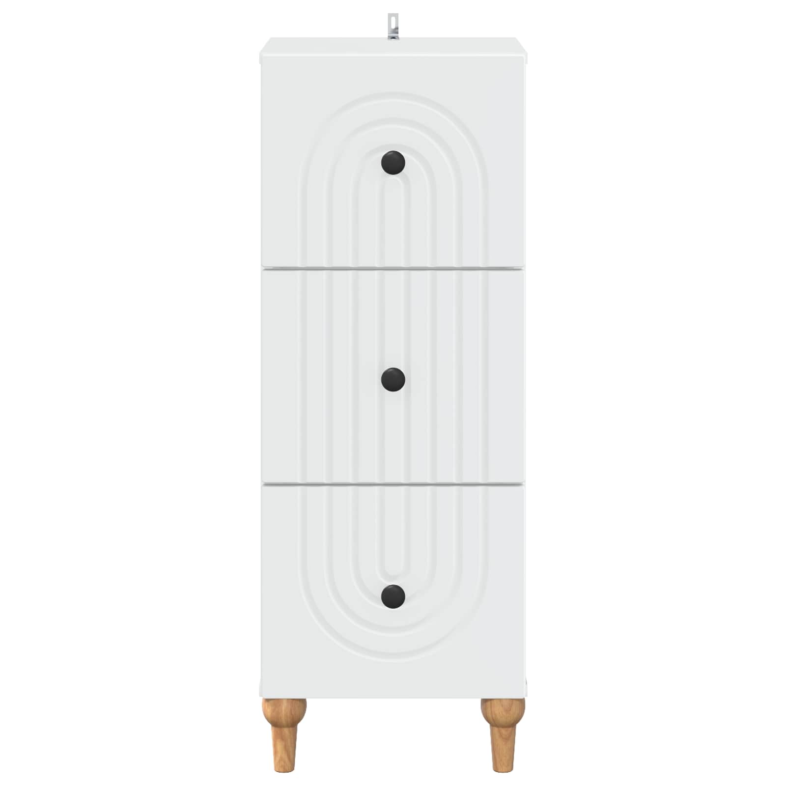 Ladenkast Wit 33 x 34,5 x 90 cm Bewerkt hout – afbeelding 6