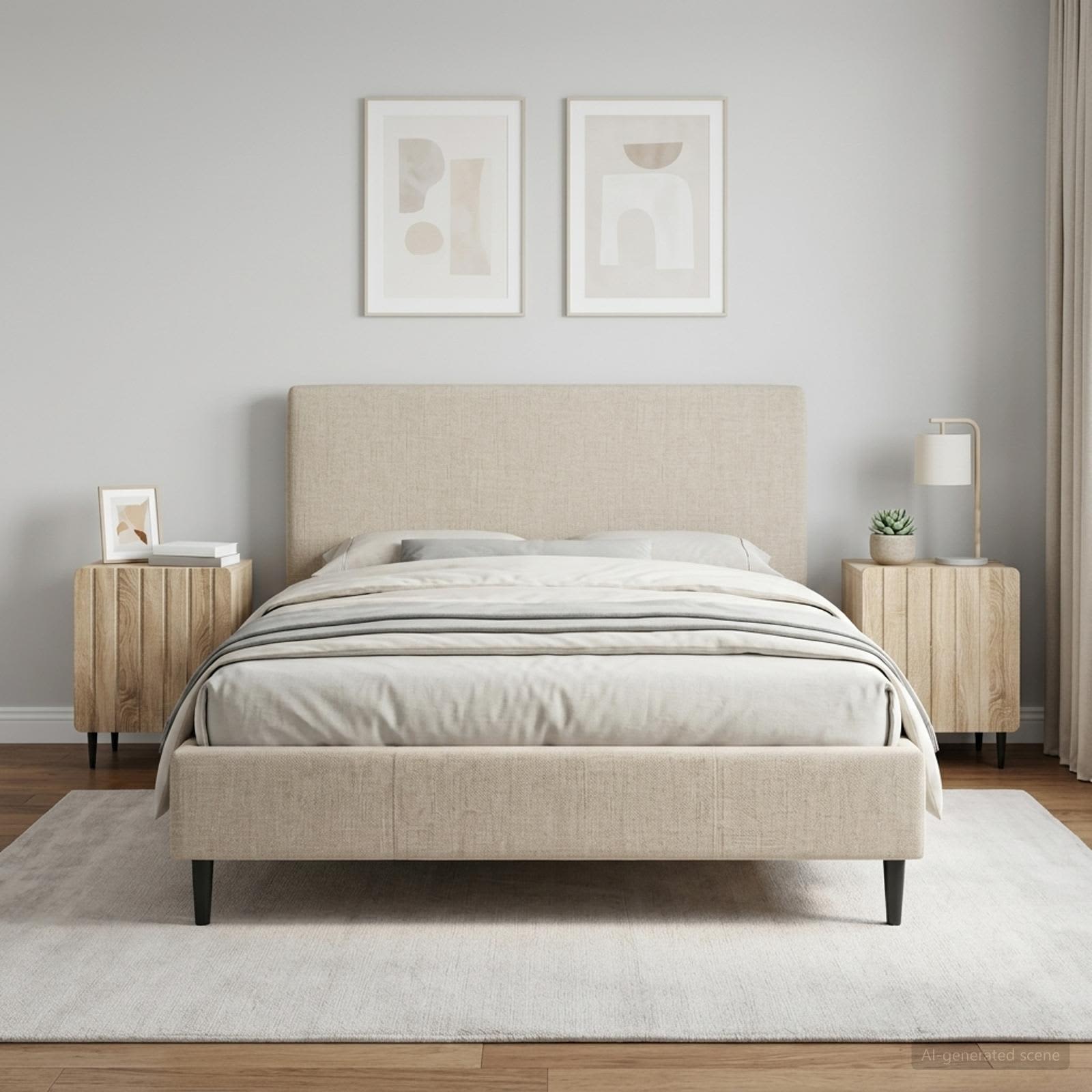 Nachtkastje 2 pcs Sonoma Eiken 43 x 34,5 x 52 cm Bewerkt hout