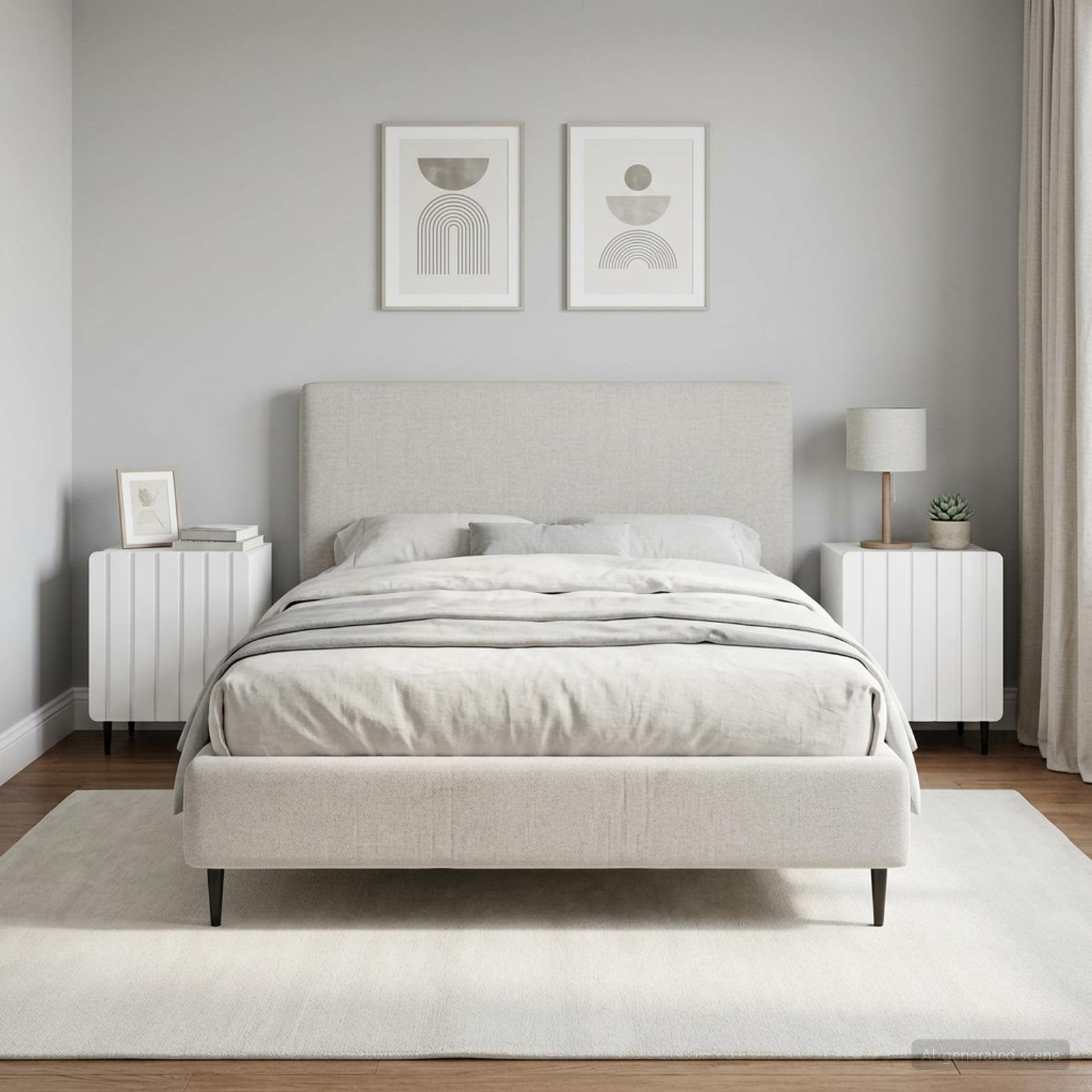 Nachtkastje 2 pcs Hoogglans Wit 43 x 34,5 x 52 cm Bewerkt hout