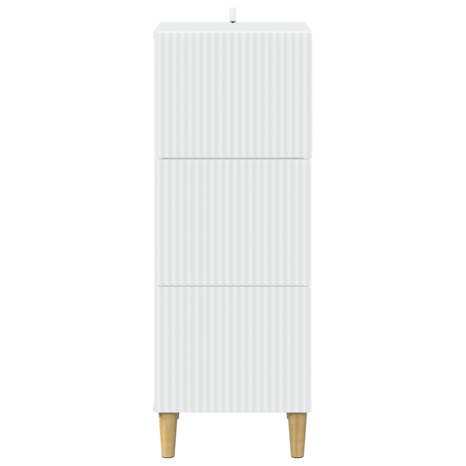Ladenkast Wit 33 x 34,5 x 90 cm Bewerkt hout – afbeelding 6