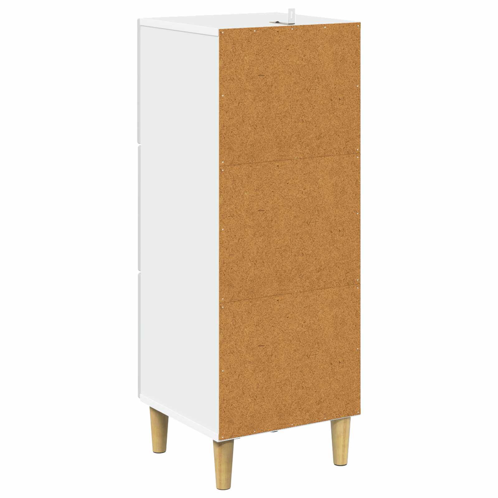 Ladenkast Wit 33 x 34,5 x 90 cm Bewerkt hout – afbeelding 8