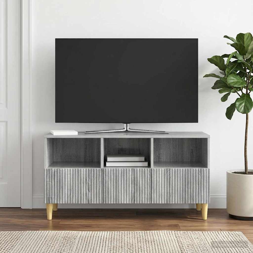 TV-kast met lade Grijs sonoma 102 x 34,5 x 50 cm Bewerkt hout