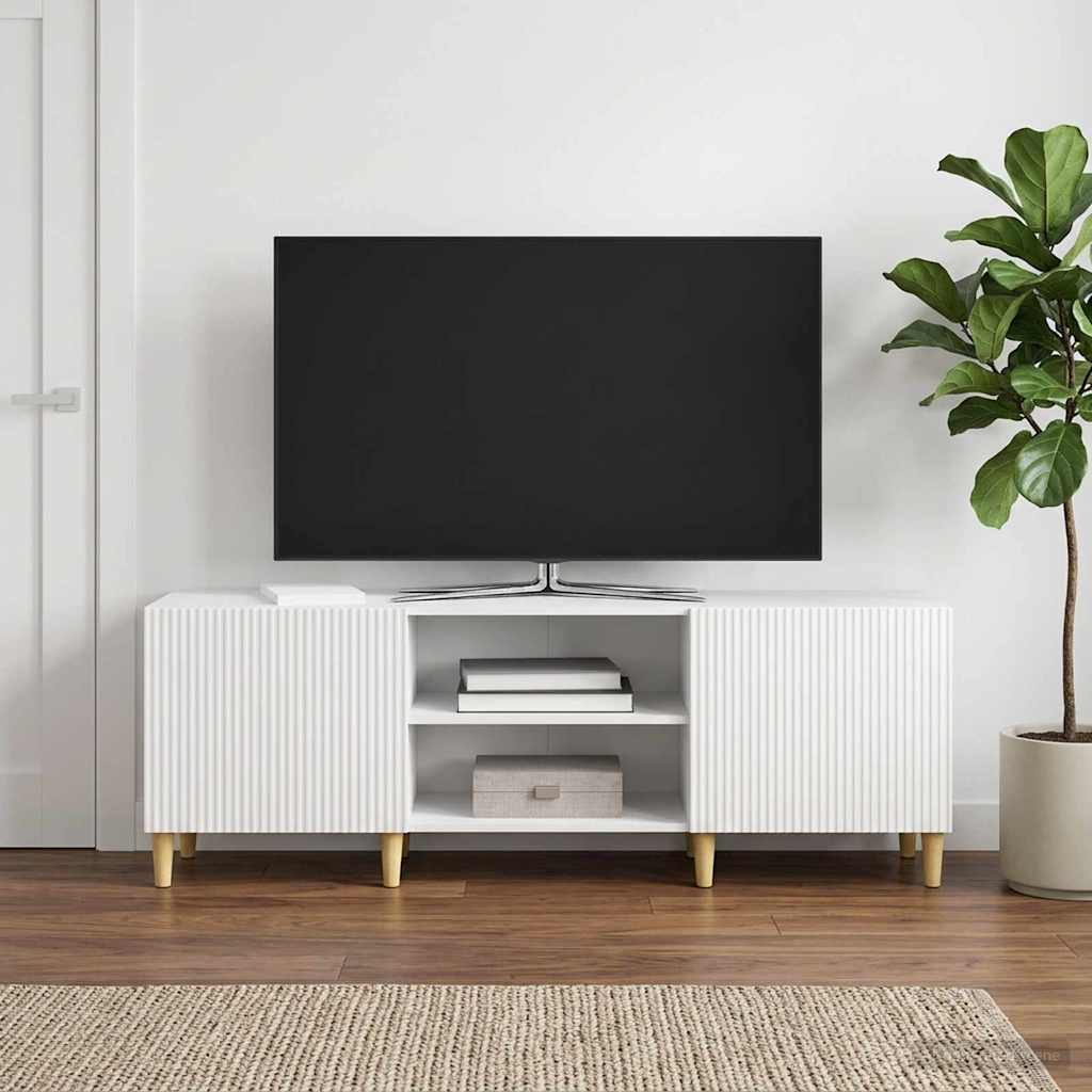 TV-kast Hoogglans Wit 150 x 31 x 50 cm Bewerkt hout