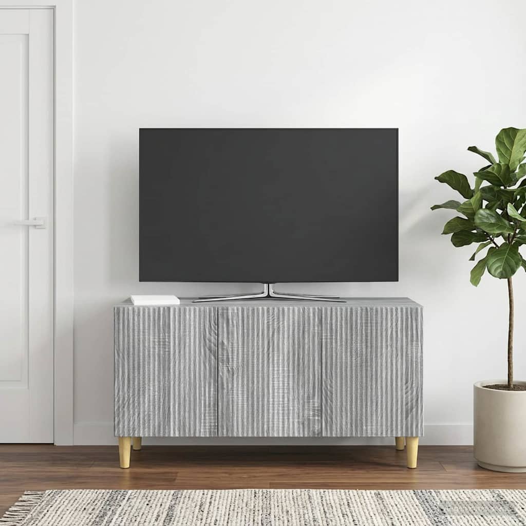 TV-kast Grijs sonoma 99 x 34,5 x 50 cm Bewerkt hout