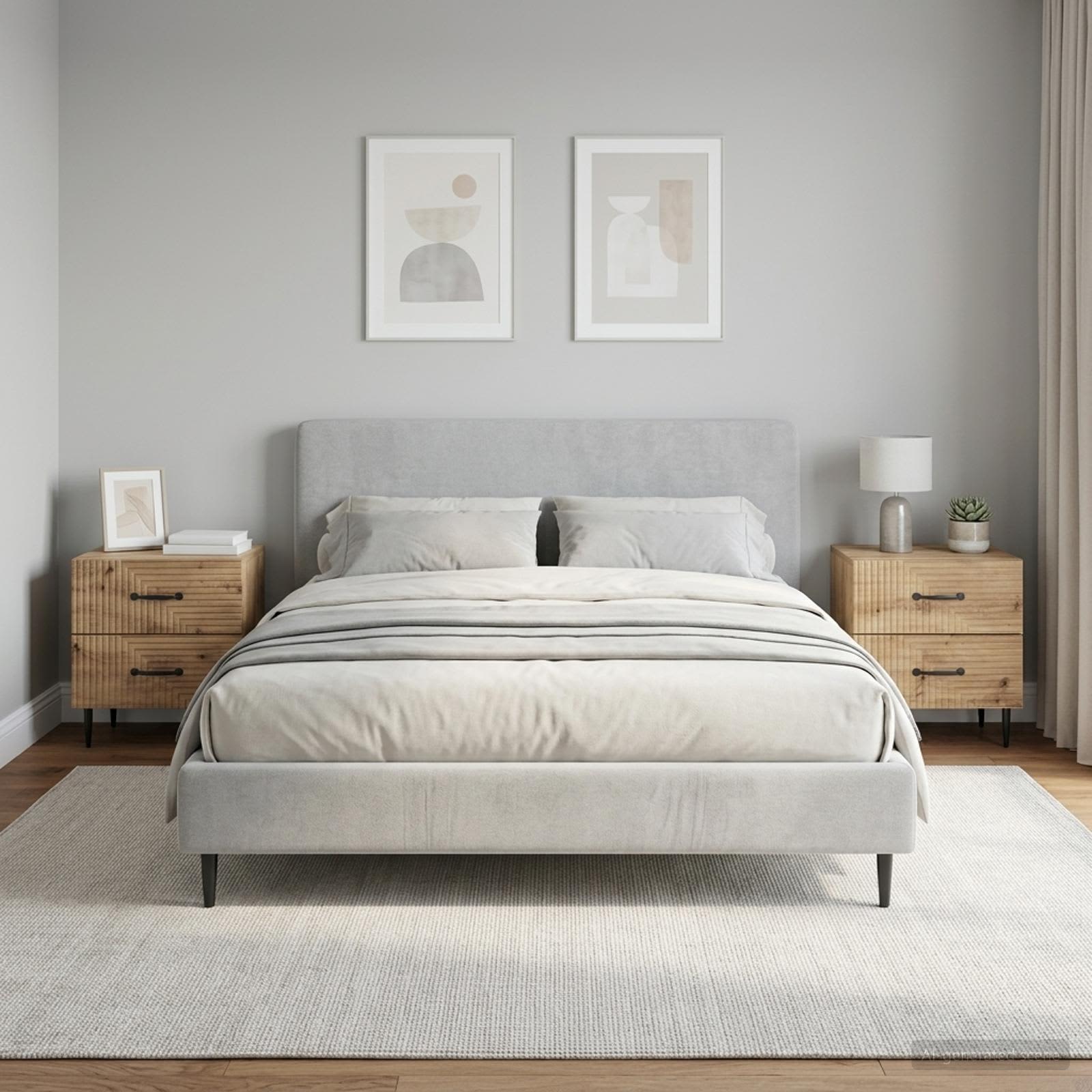 Nachtkastje met lade 2 pcs Artisanaal eiken 43 x 34,5 x 47,5 cm