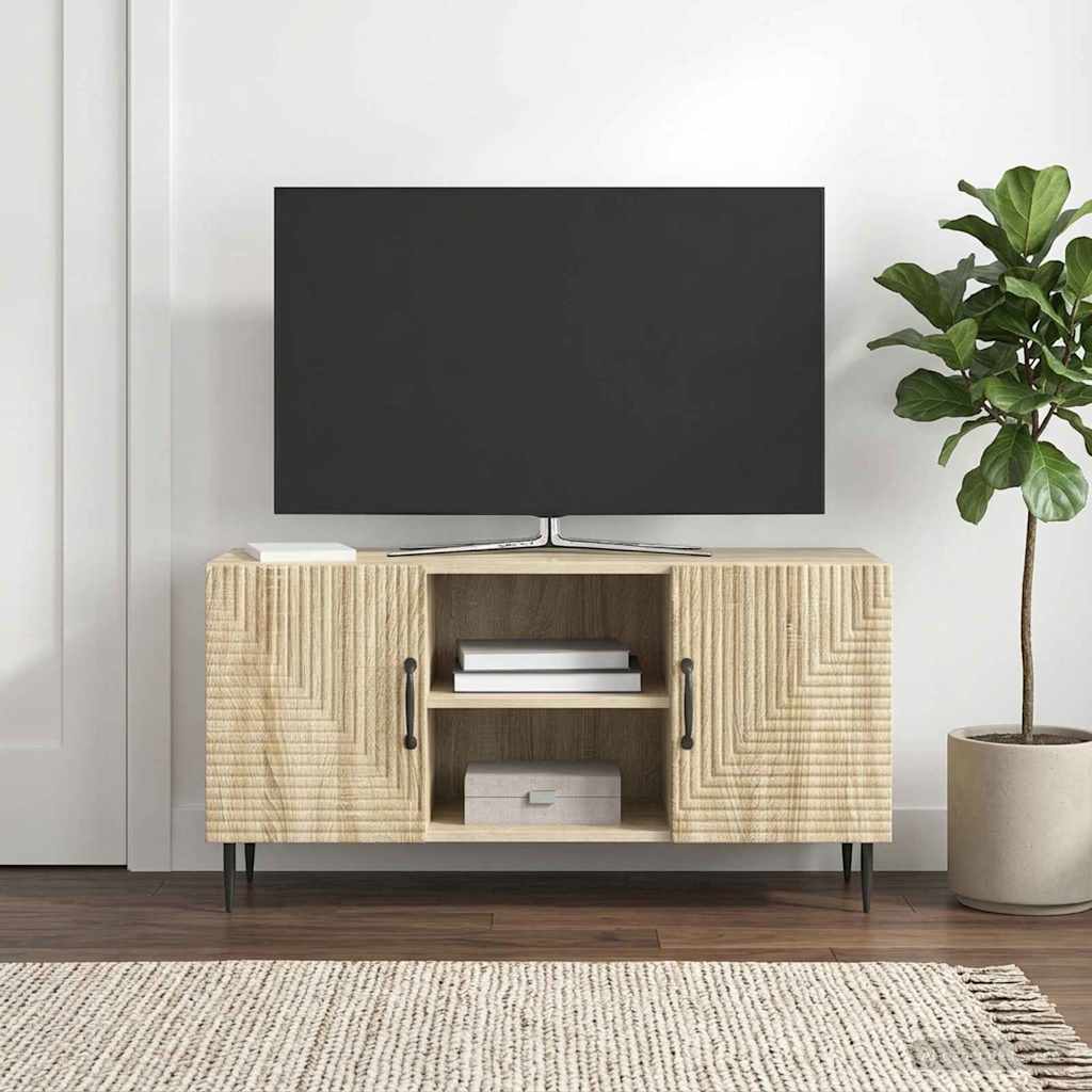 TV-kast Sonoma Eiken 102 x 34,5 x 50 cm Bewerkt hout