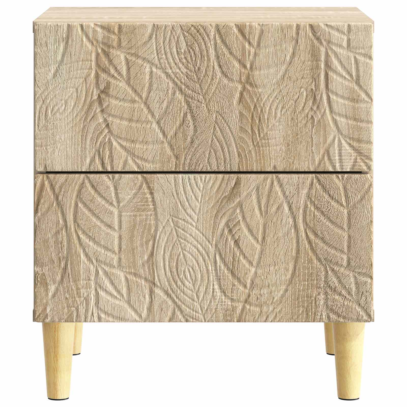 Nachtkastje 2 pcs Sonoma Eiken 43 x 34,5 x 48 cm Bewerkt hout – afbeelding 6