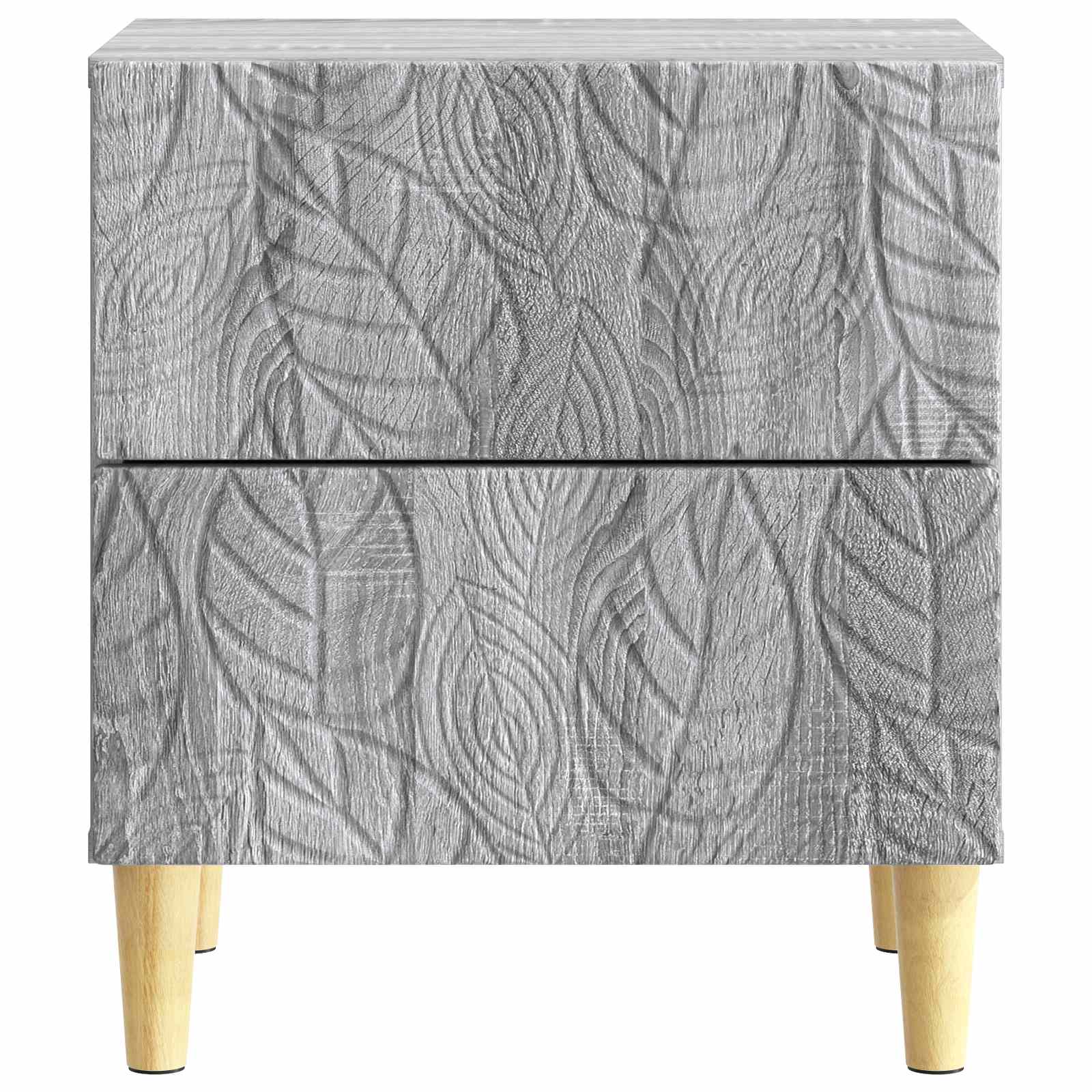 Nachtkastje Grijs Sonoma 43 x 34,5 x 48 cm Bewerkt hout – afbeelding 4