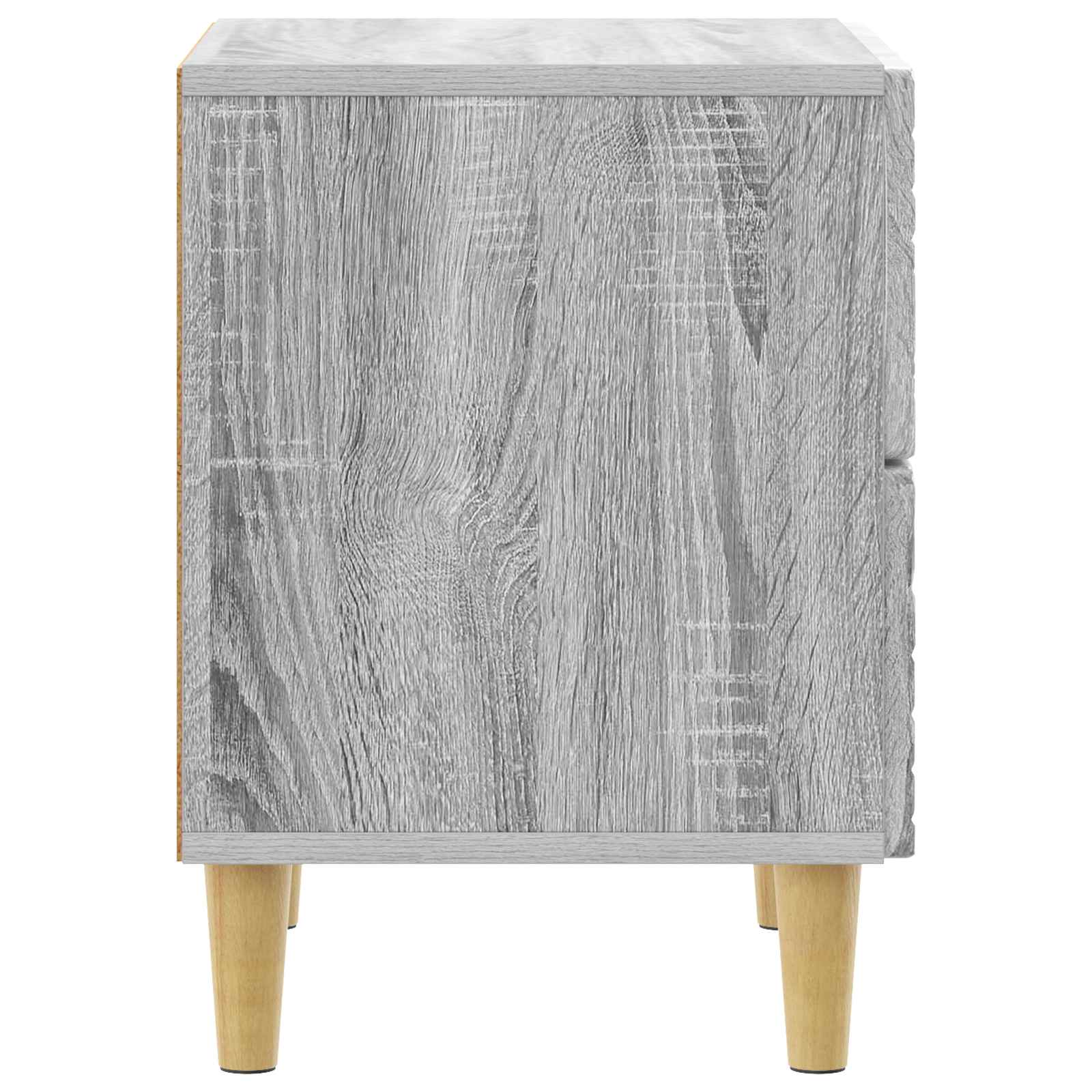 Nachtkastje Grijs Sonoma 43 x 34,5 x 48 cm Bewerkt hout – afbeelding 5