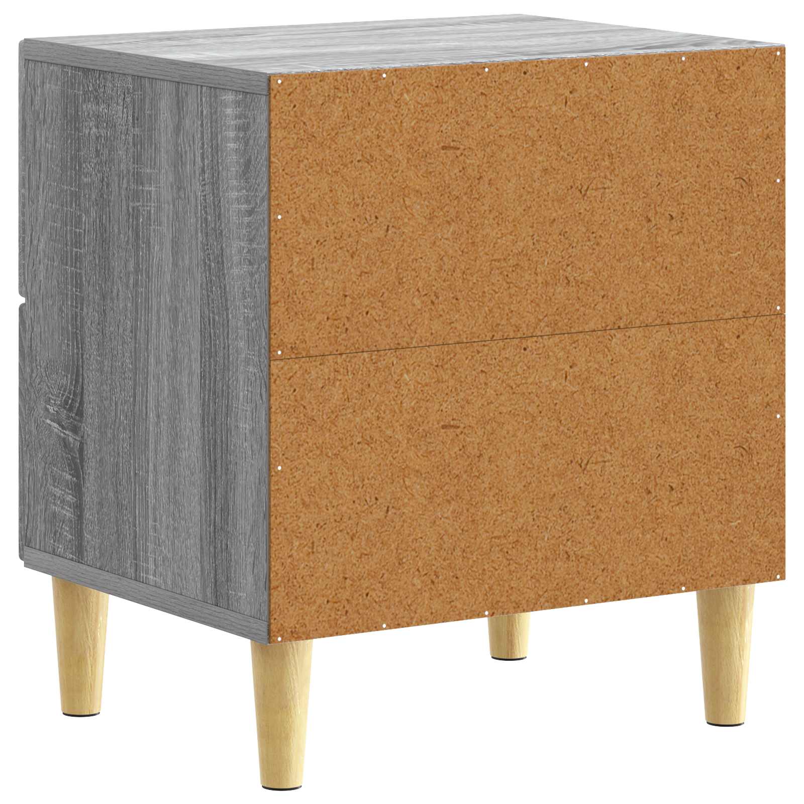 Nachtkastje Grijs Sonoma 43 x 34,5 x 48 cm Bewerkt hout – afbeelding 6