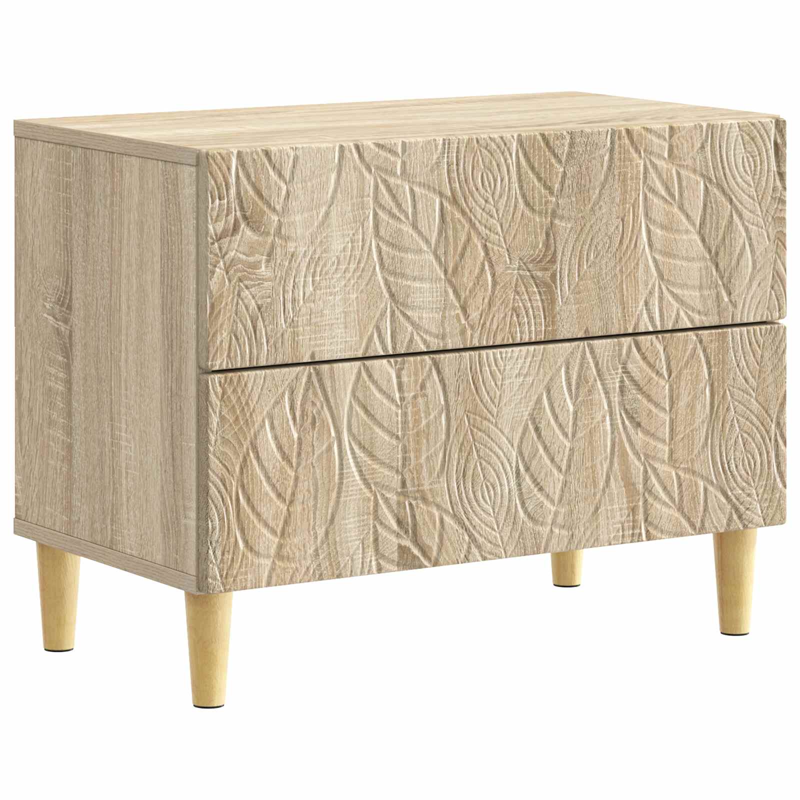 Nachtkastje Sonoma Eiken 62 x 34,5 x 48 cm Bewerkt hout – afbeelding 2