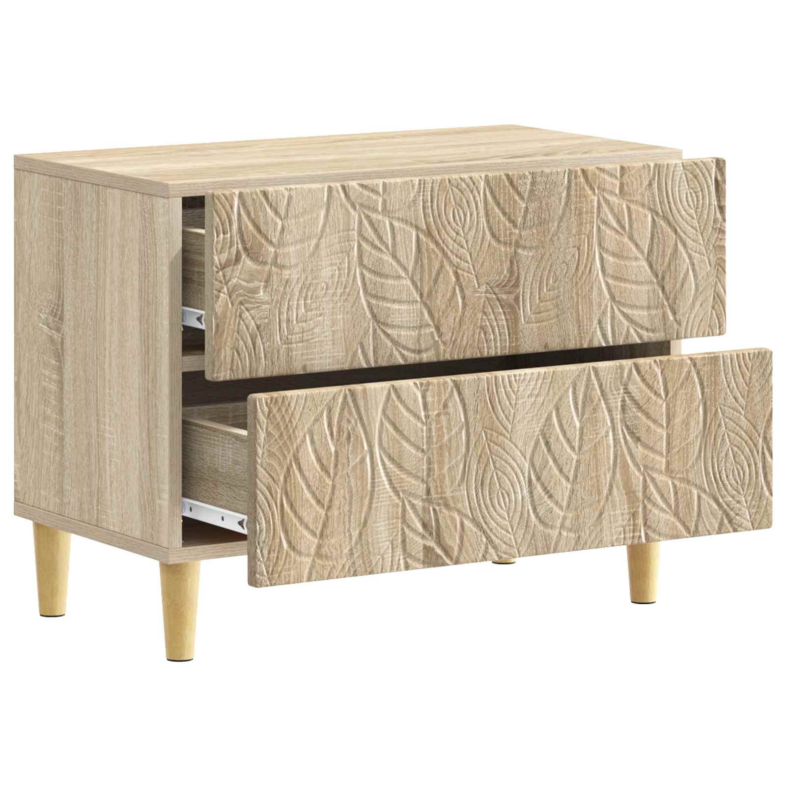 Nachtkastje Sonoma Eiken 62 x 34,5 x 48 cm Bewerkt hout – afbeelding 3