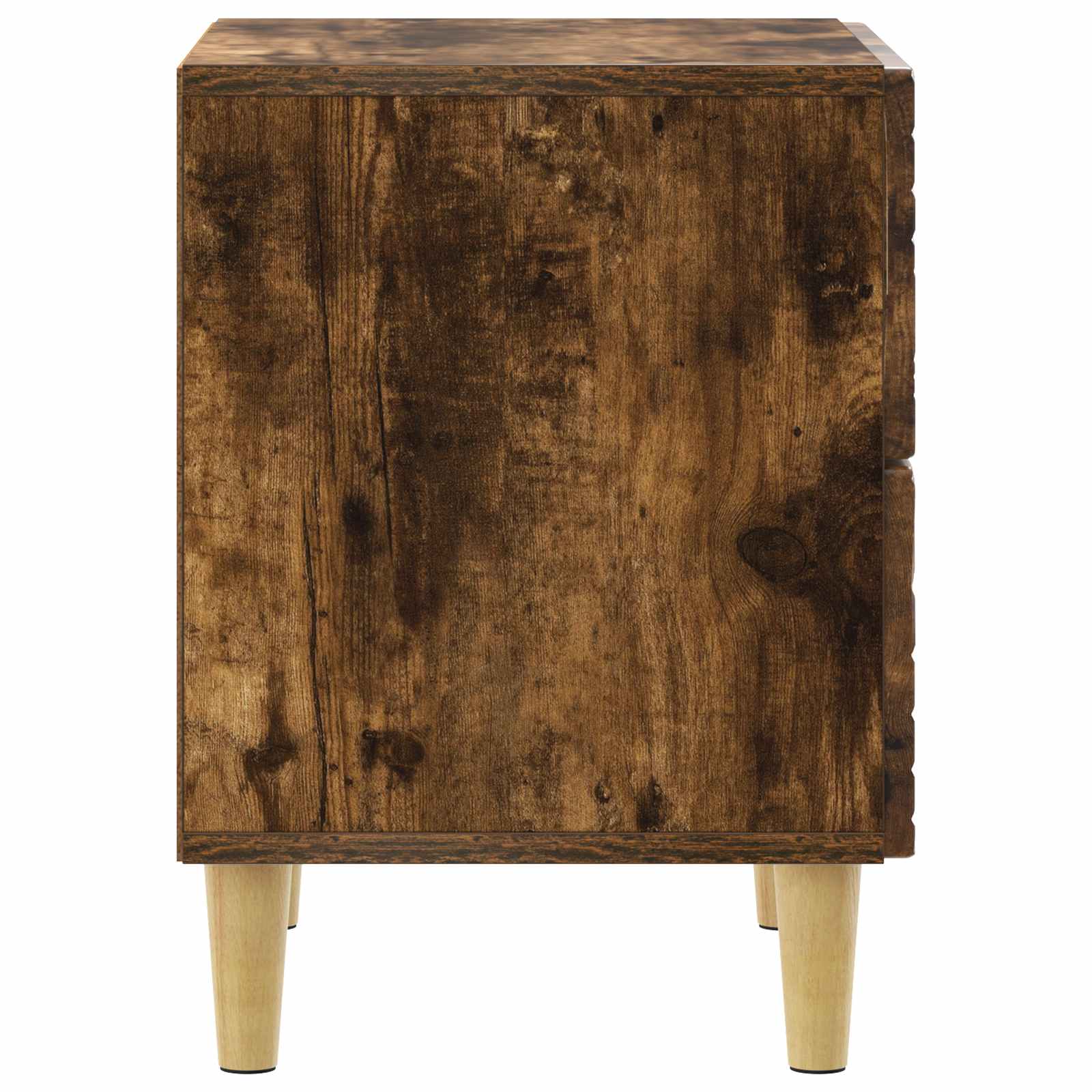 Nachtkastje Gerookt eiken 62 x 34,5 x 48 cm Bewerkt hout – afbeelding 5