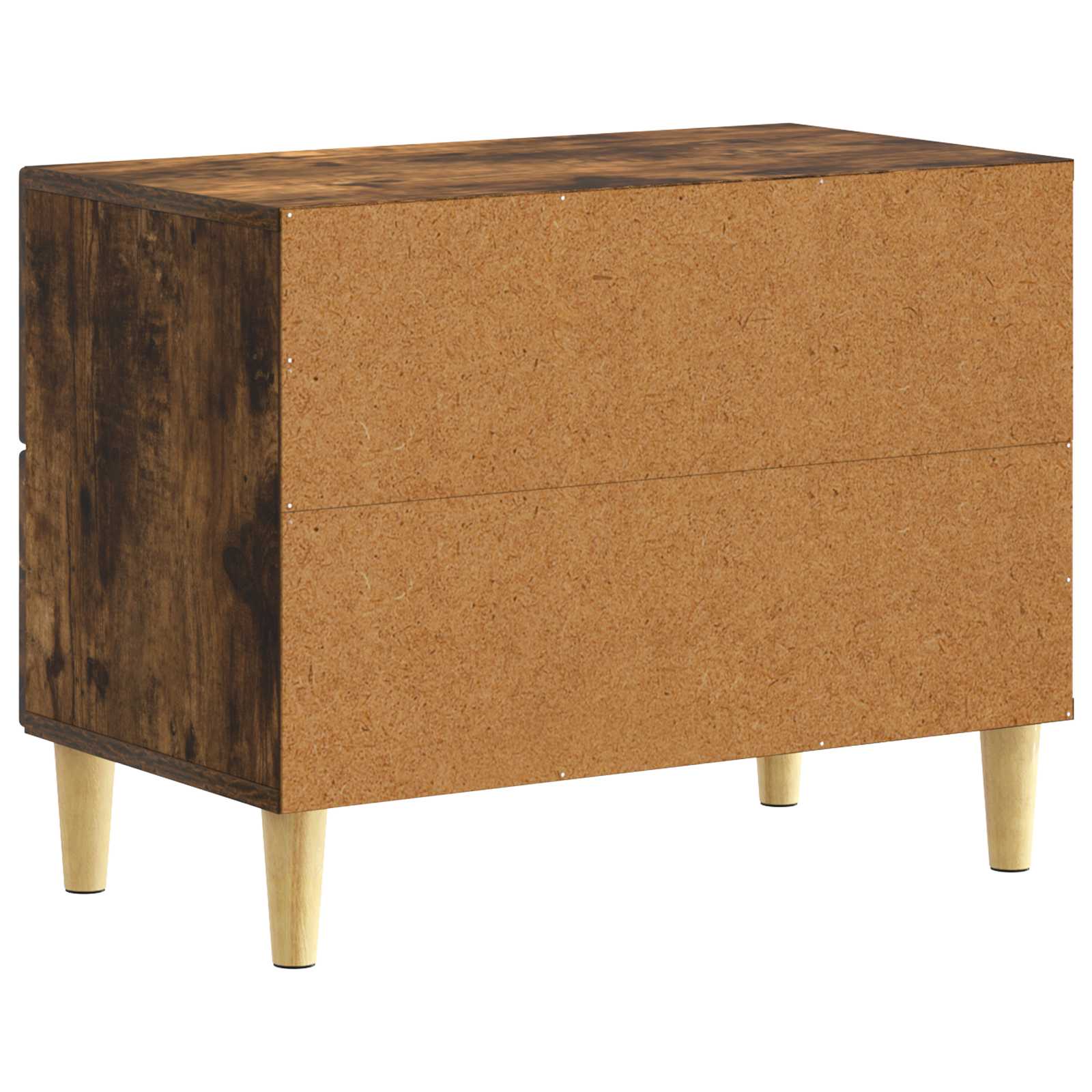 Nachtkastje Gerookt eiken 62 x 34,5 x 48 cm Bewerkt hout – afbeelding 6