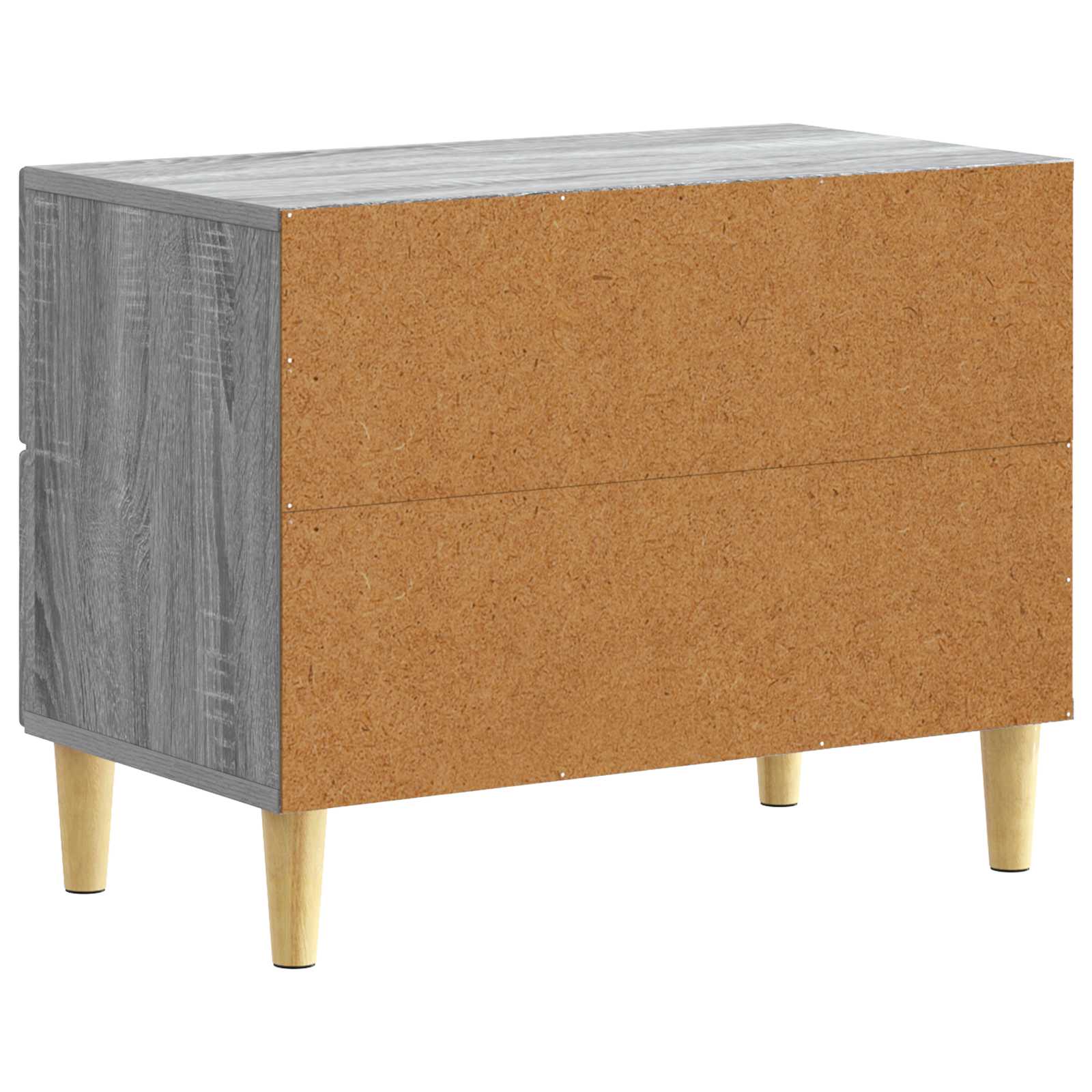 Nachtkastje Grijs Sonoma 62 x 34,5 x 48 cm Bewerkt hout – afbeelding 6