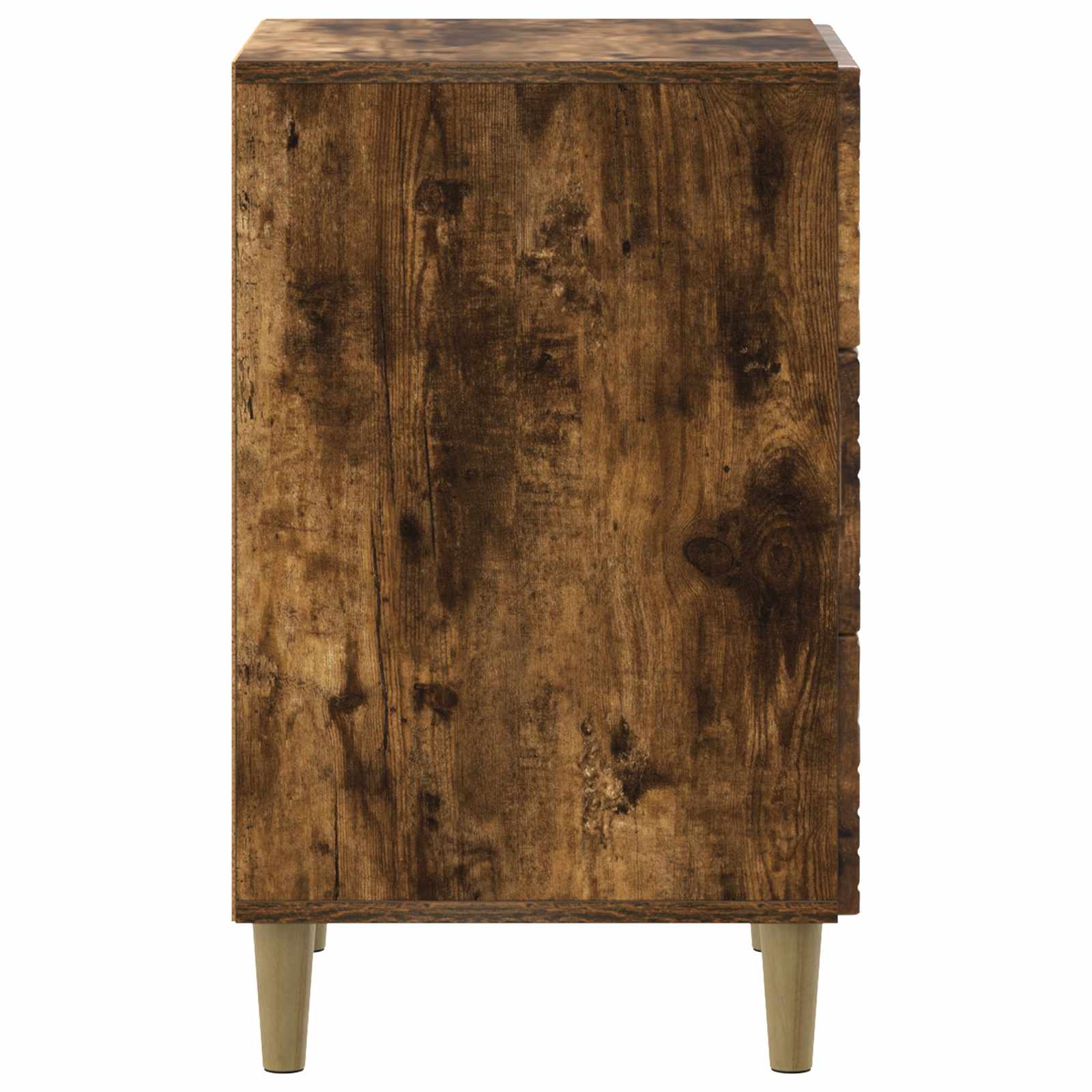Nachtkastje Gerookt eiken 43 x 39,5 x 66,5 cm Bewerkt hout – afbeelding 5