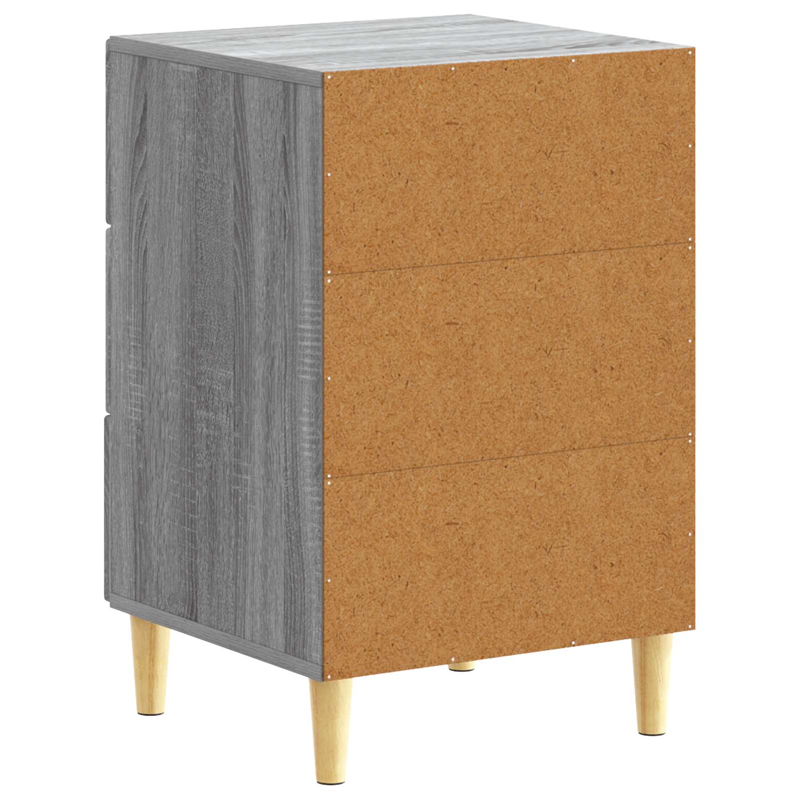 Nachtkastje Grijs Sonoma 43 x 39,5 x 66,5 cm Bewerkt hout – afbeelding 6