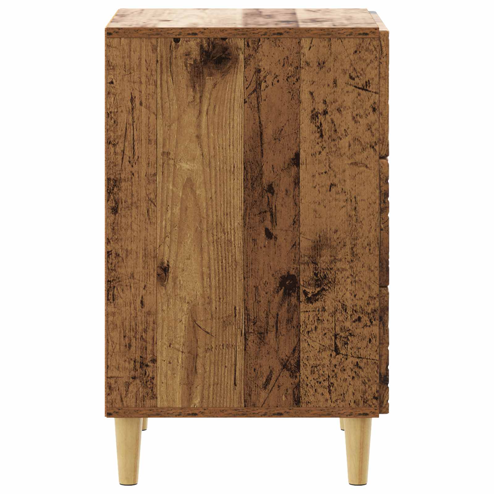 Nachtkastje Oud hout 43 x 39,5 x 66,5 cm Bewerkt hout – afbeelding 5