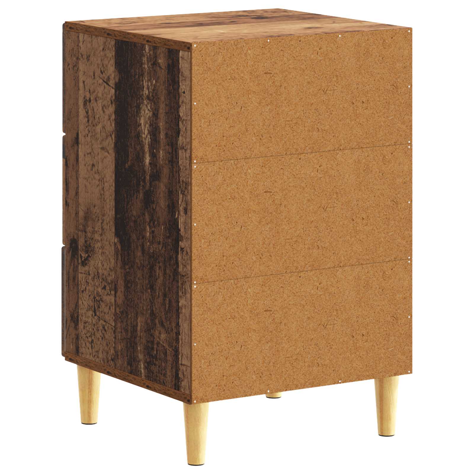 Nachtkastje Oud hout 43 x 39,5 x 66,5 cm Bewerkt hout – afbeelding 6