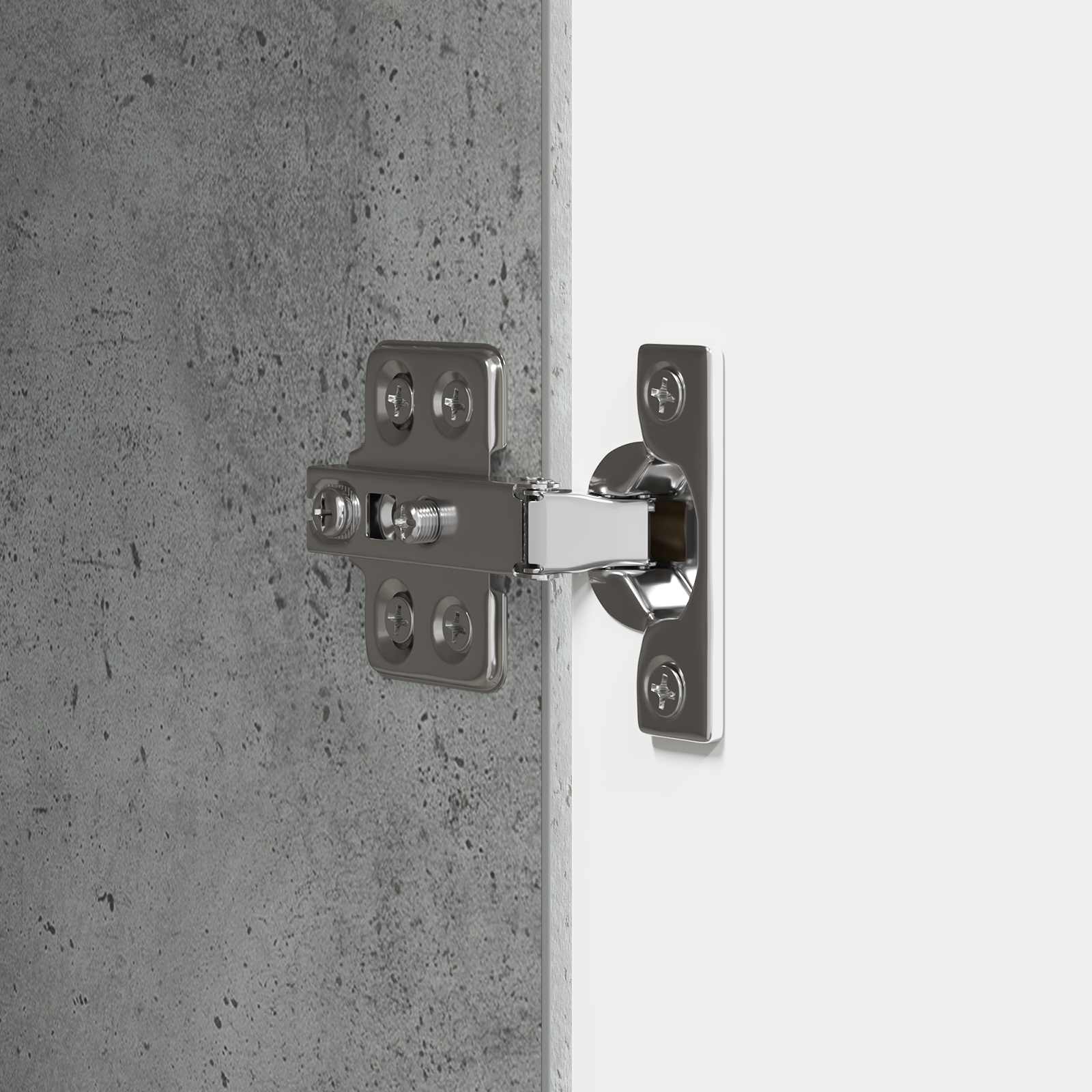 Nachtkastje Betongrijs 43 x 34,5 x 50 cm Bewerkt hout – afbeelding 8
