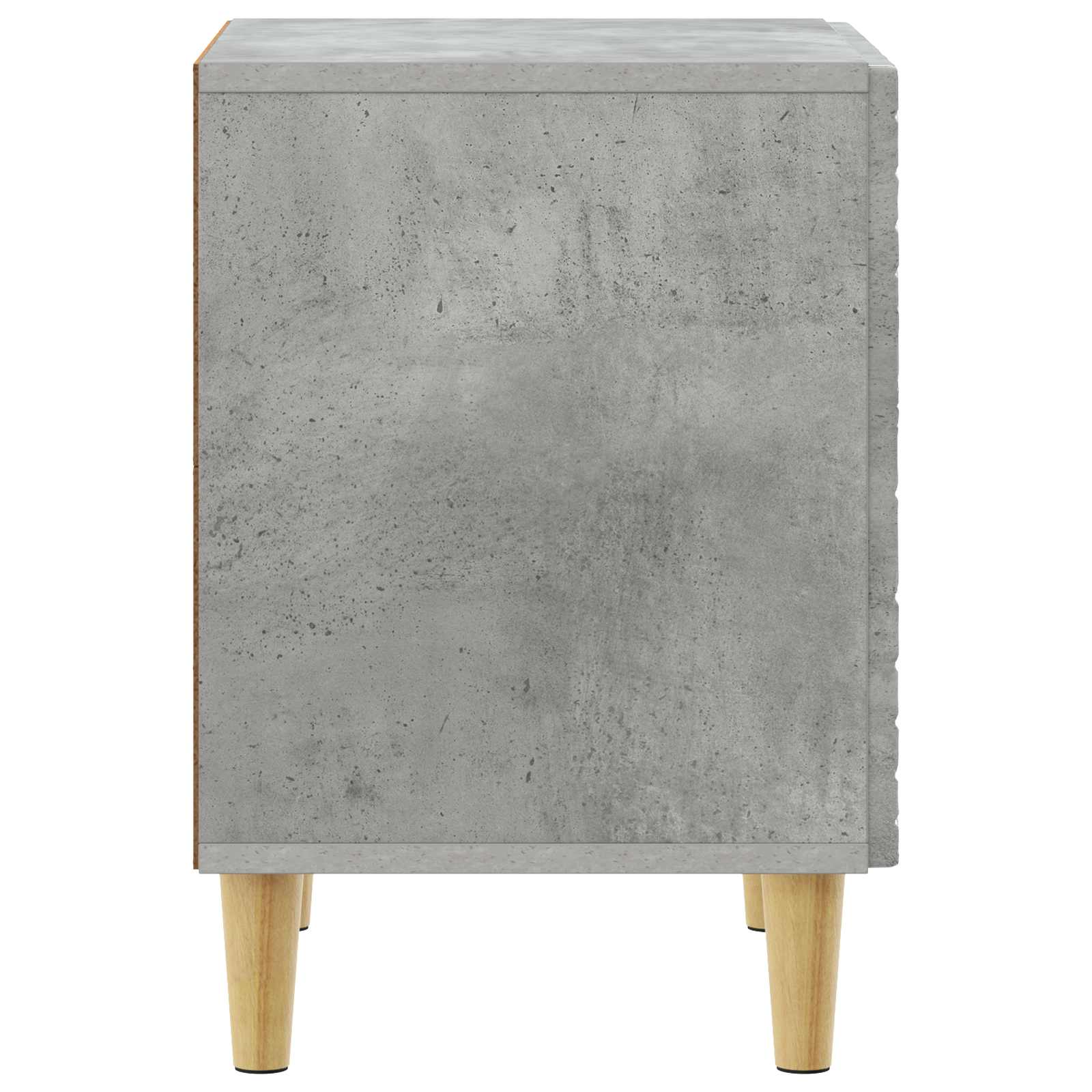 Nachtkastje 2 pcs Betongrijs 43 x 34,5 x 50 cm Bewerkt hout – afbeelding 7