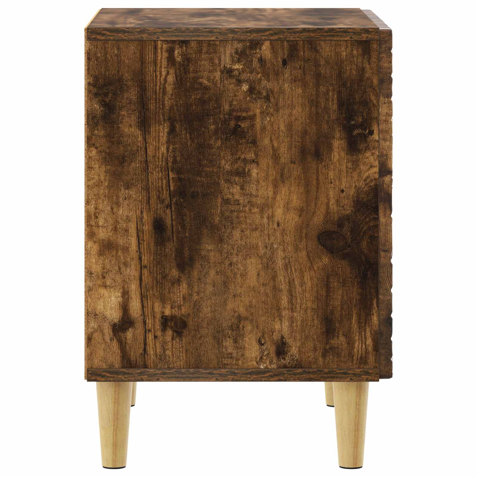 Nachtkastje Gerookt eiken 43 x 34,5 x 50 cm Bewerkt hout – afbeelding 5
