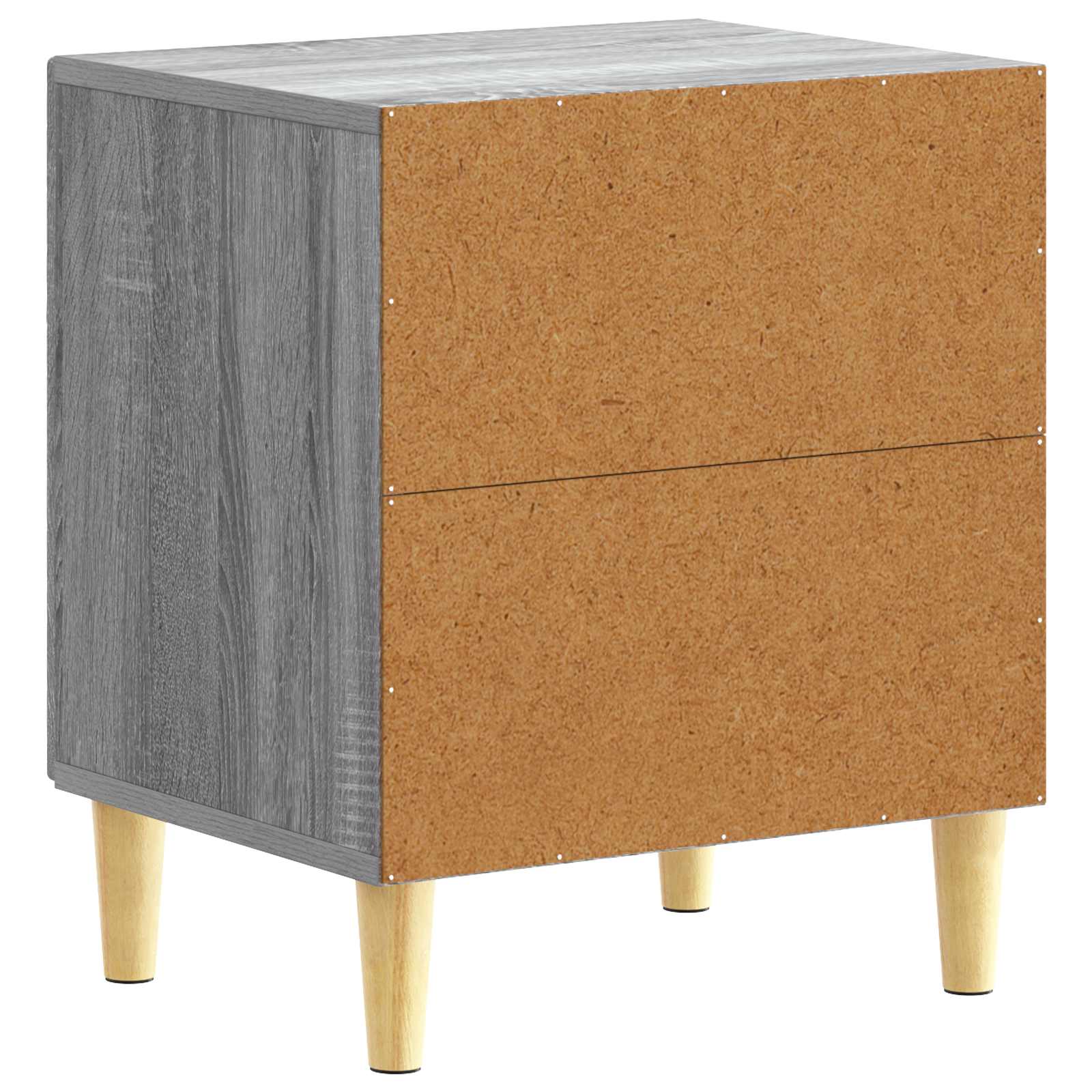 Nachtkastje Grijs Sonoma 43 x 34,5 x 50 cm Bewerkt hout – afbeelding 6