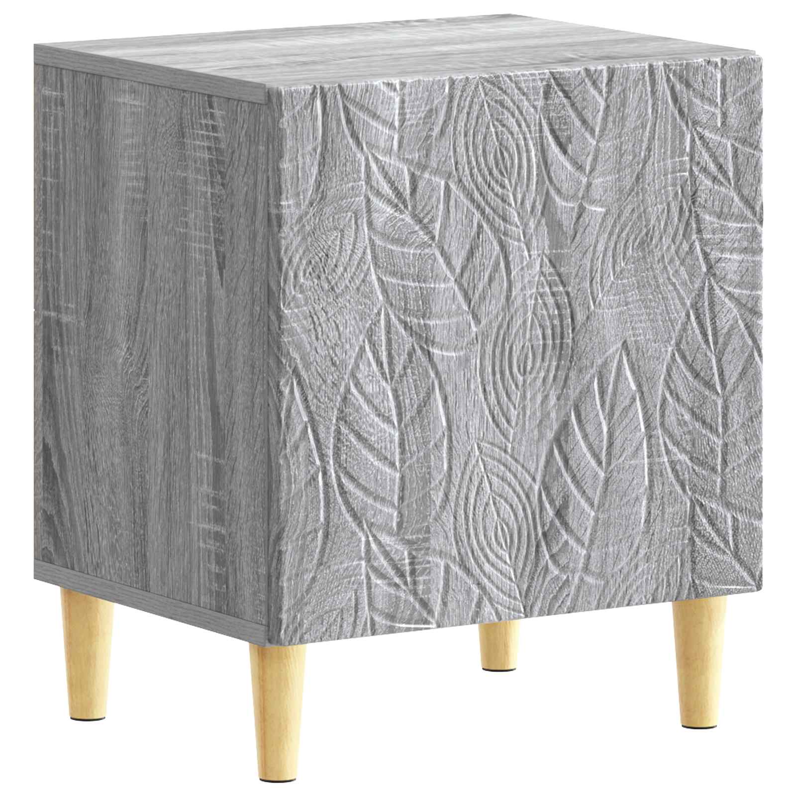 Nachtkastje 2 pcs Grijs Sonoma 43 x 34,5 x 50 cm Bewerkt hout – afbeelding 4
