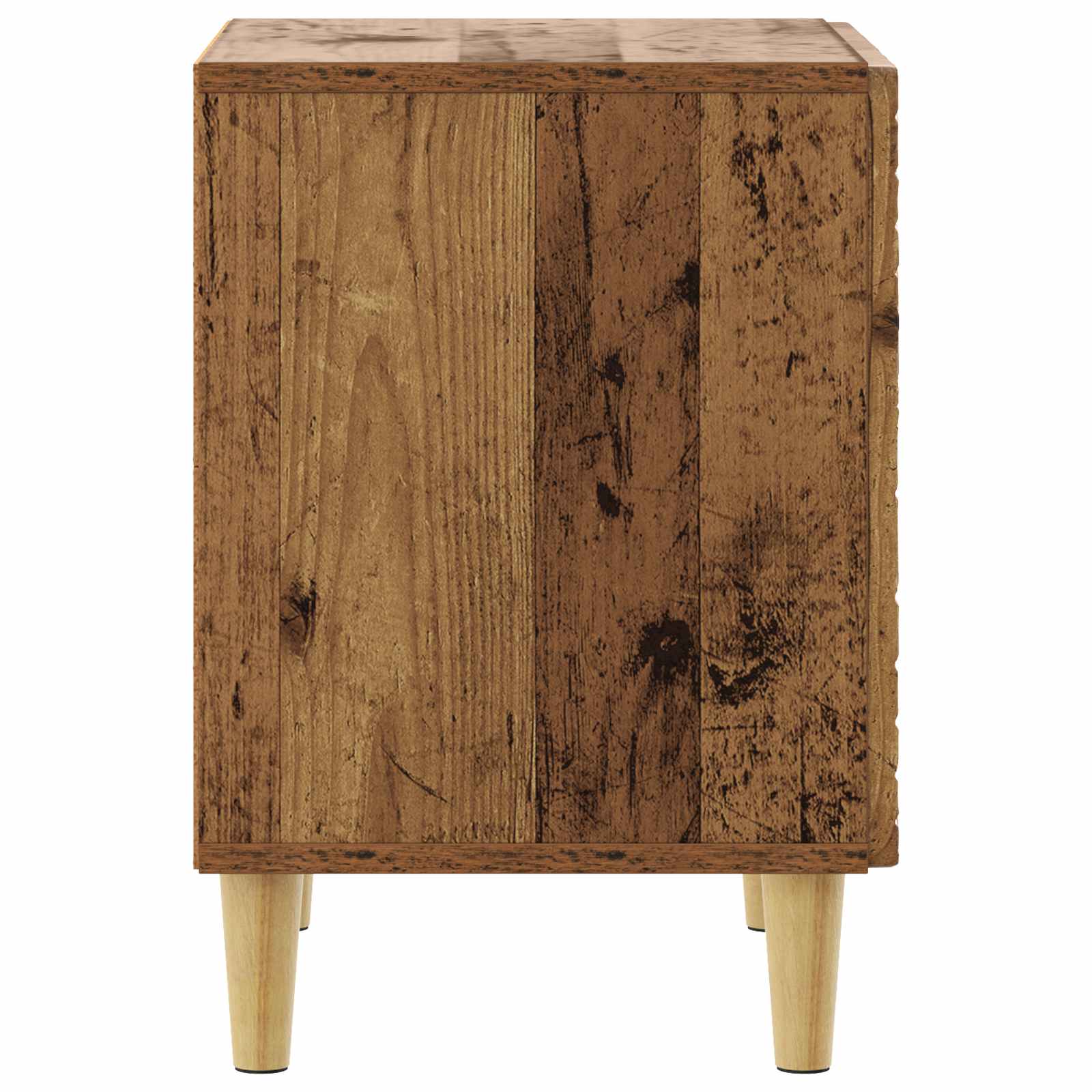 Nachtkastje Oud hout 43 x 34,5 x 50 cm Bewerkt hout – afbeelding 5