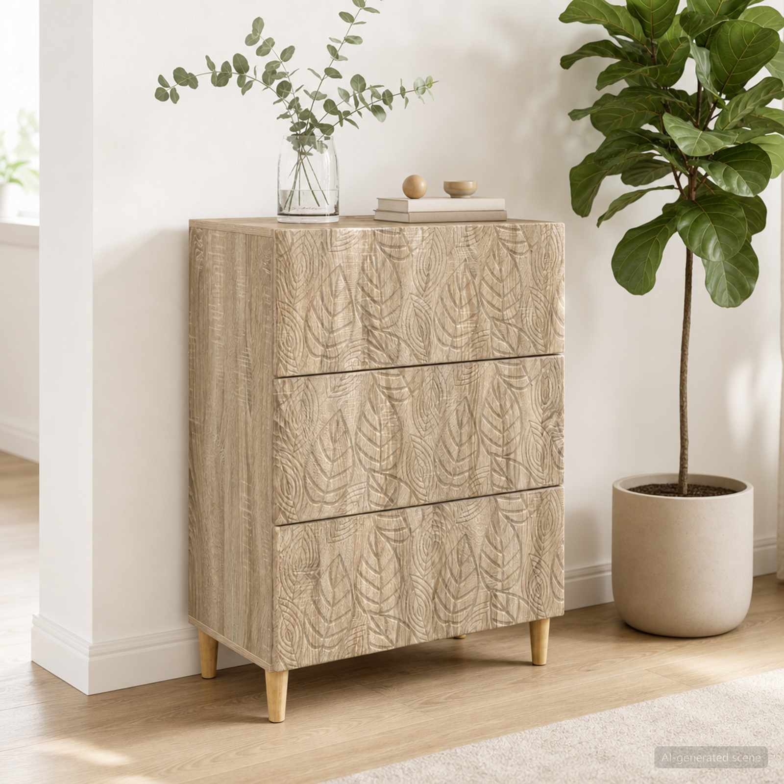 Ladenkast Sonoma Eiken 66 x 34,5 x 90 cm Bewerkt hout – afbeelding 3