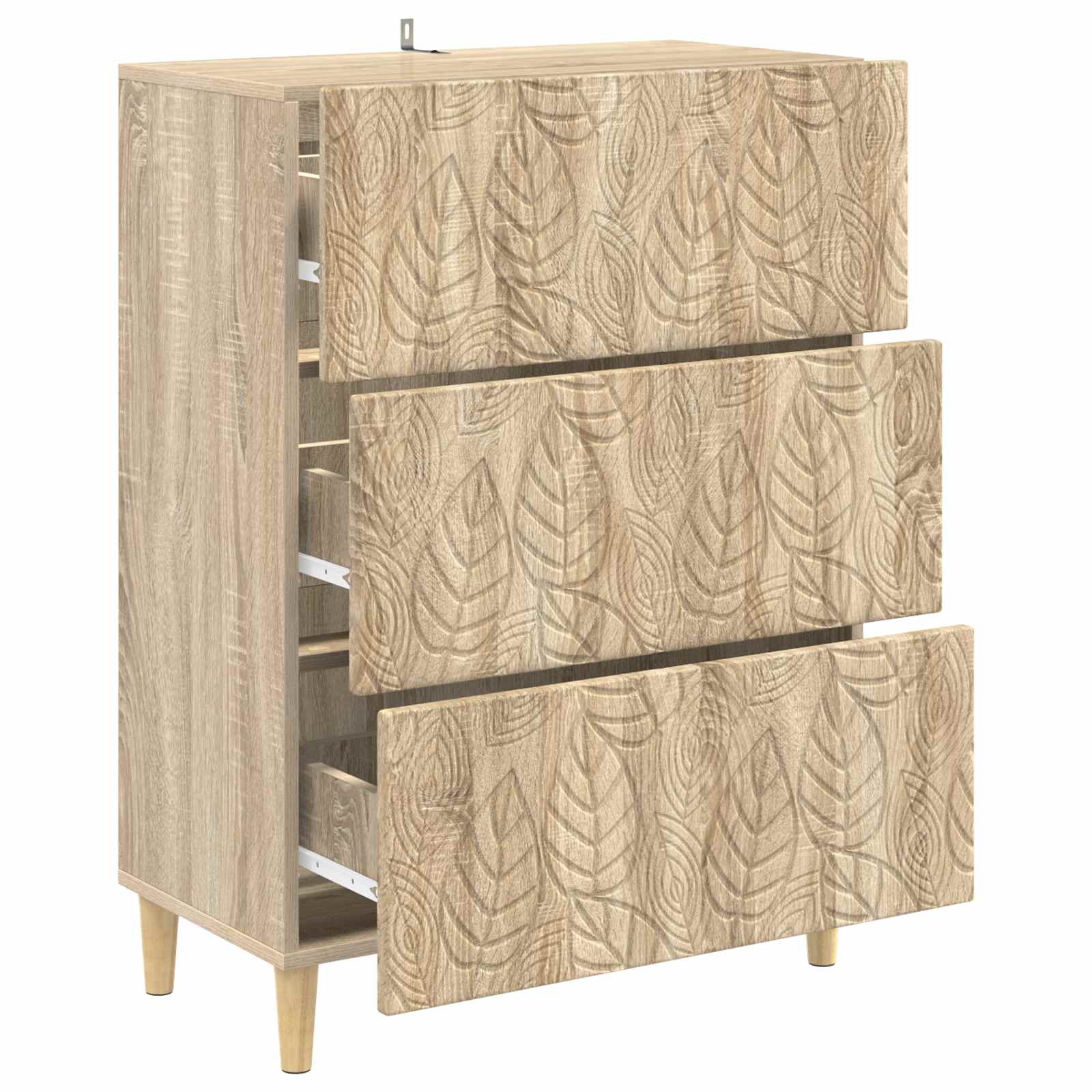 Ladenkast Sonoma Eiken 66 x 34,5 x 90 cm Bewerkt hout – afbeelding 4