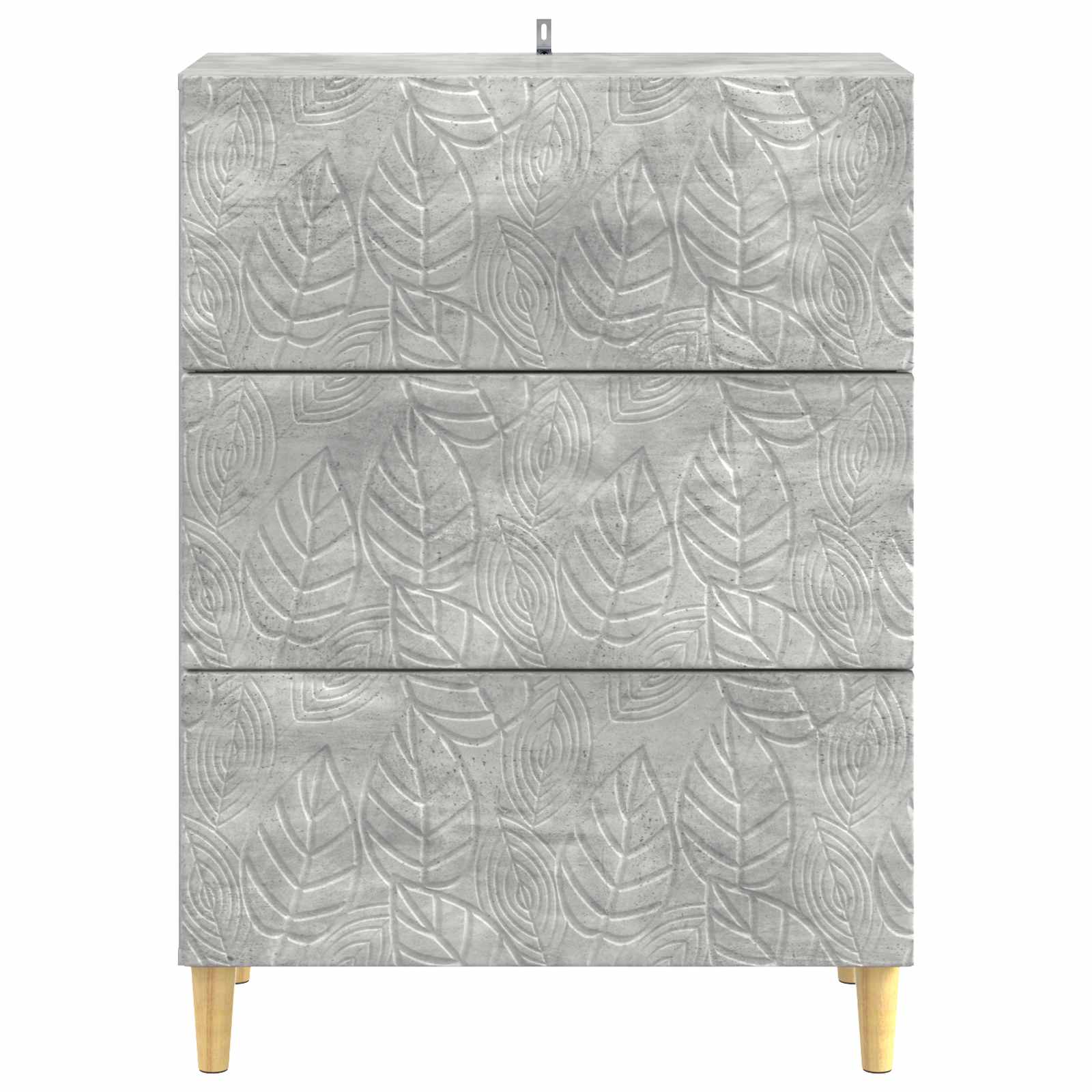 Ladenkast Betongrijs 66 x 34,5 x 90 cm Bewerkt hout – afbeelding 5