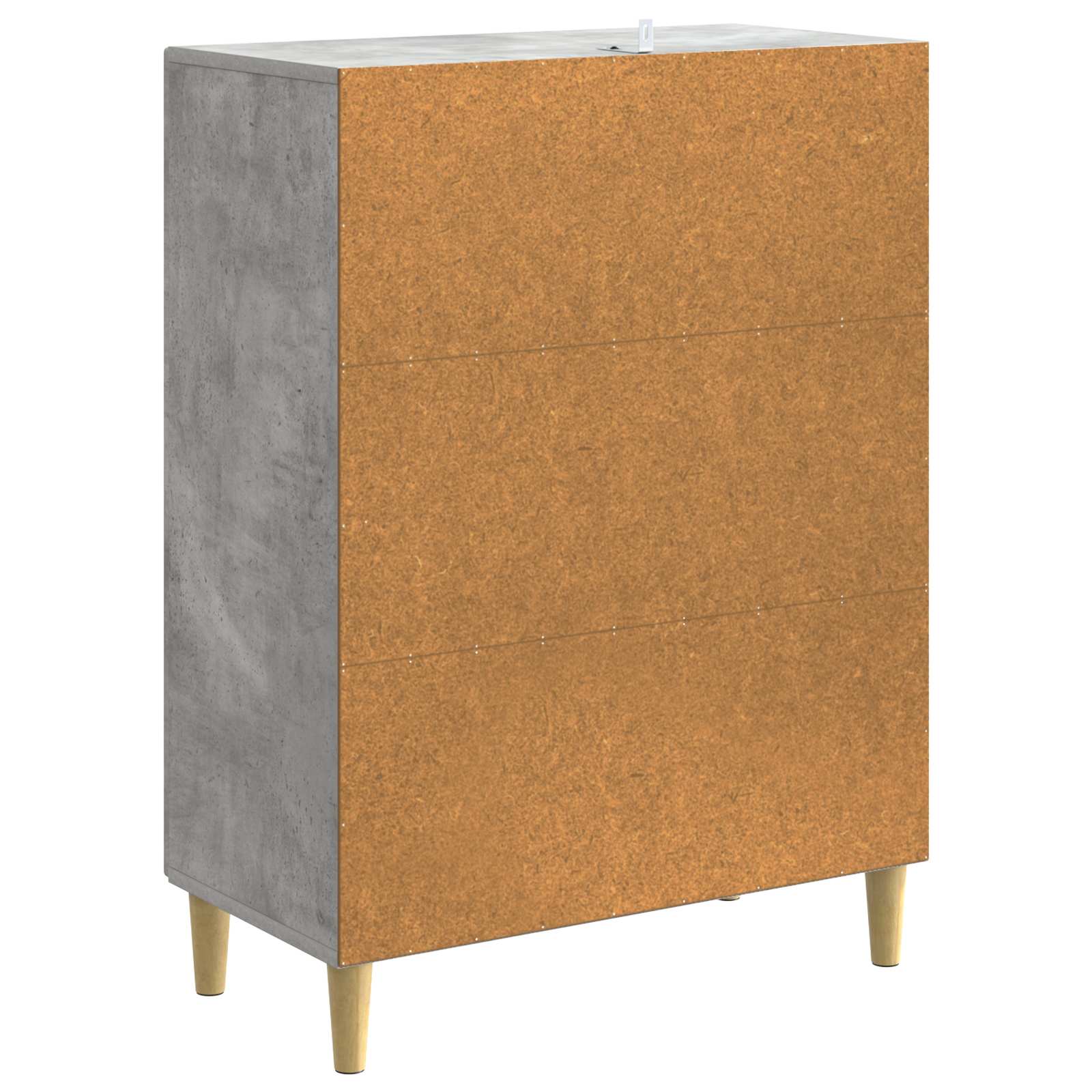 Ladenkast Betongrijs 66 x 34,5 x 90 cm Bewerkt hout – afbeelding 7
