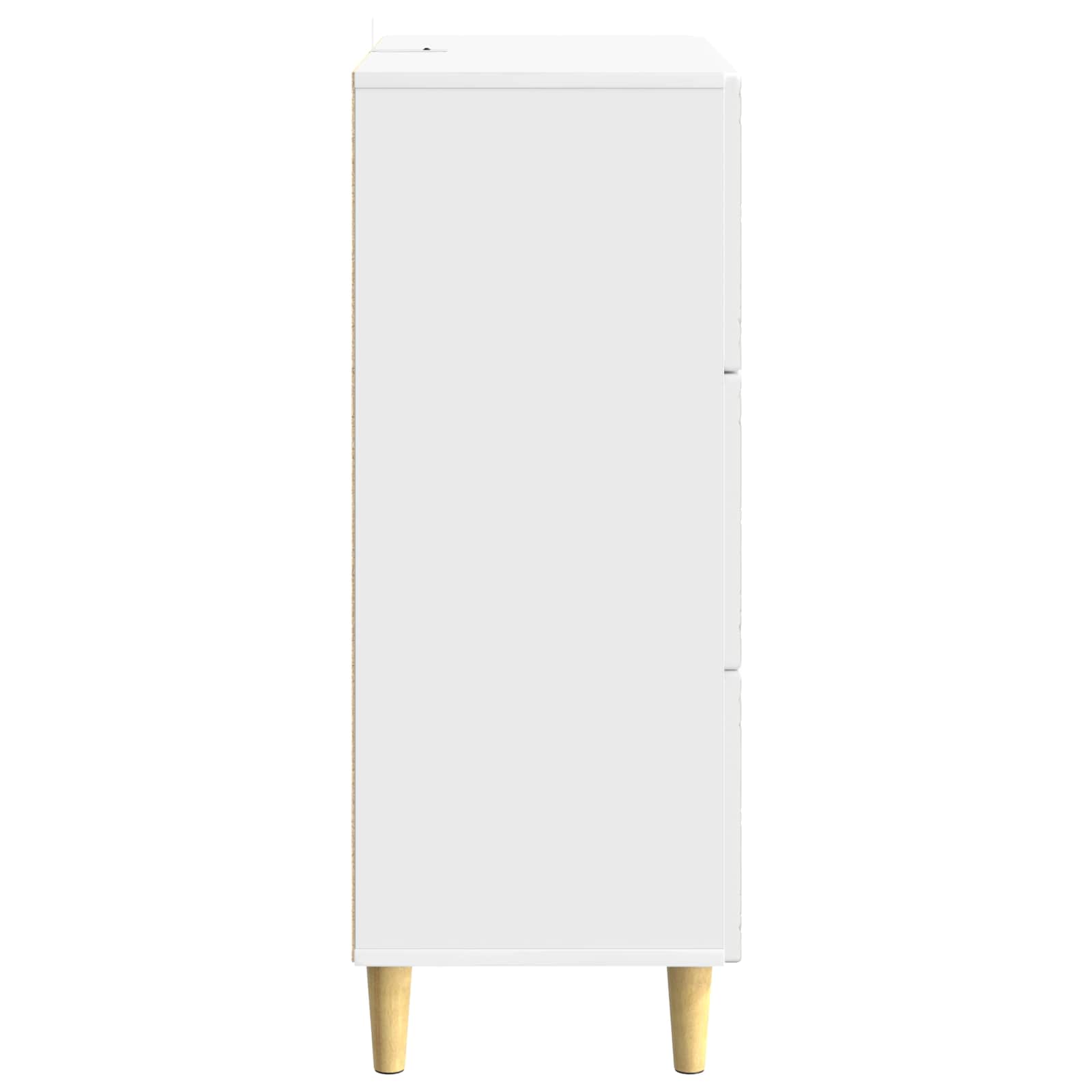Ladenkast Hoogglans Wit 66 x 34,5 x 90 cm Bewerkt hout – afbeelding 6