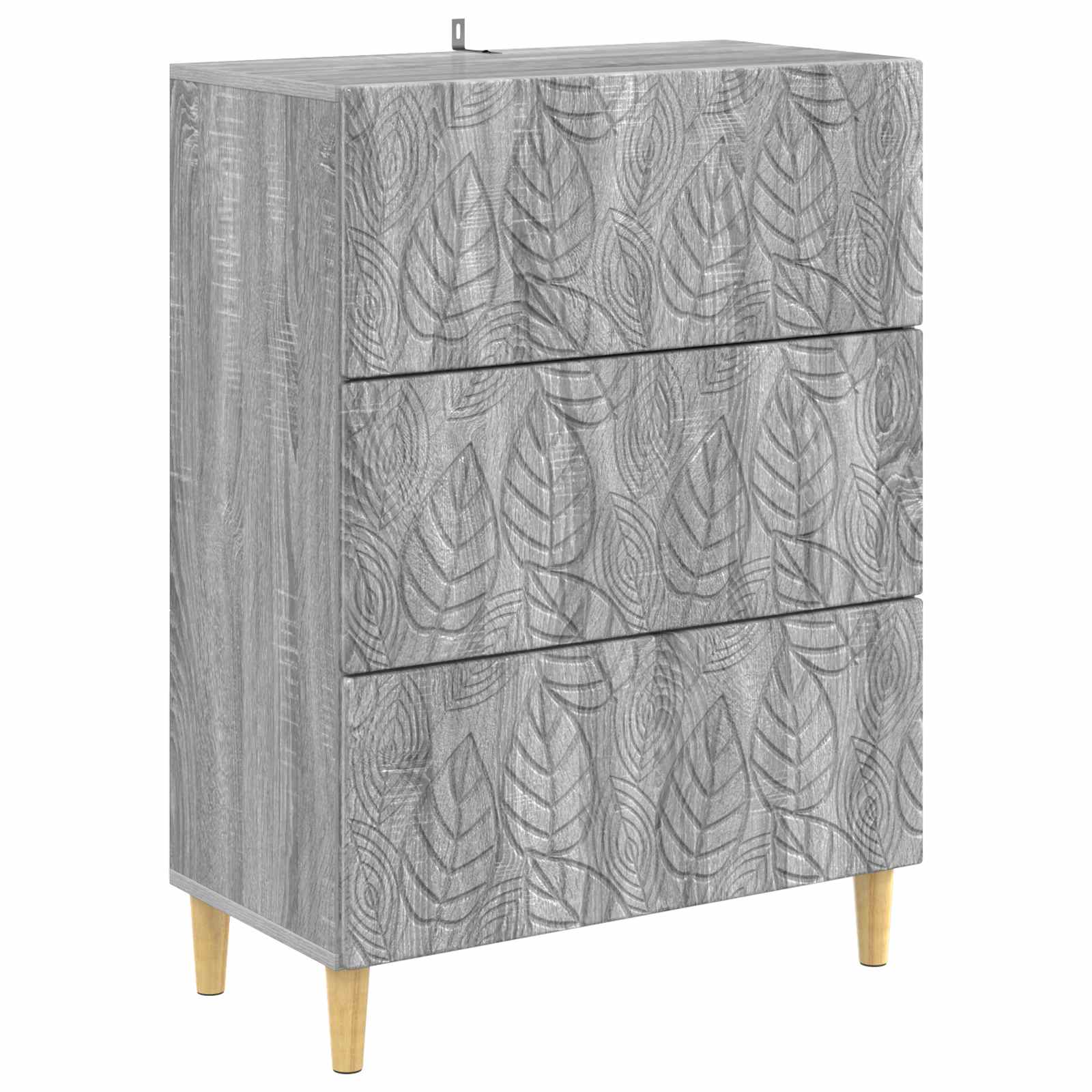 Ladenkast Grijs Sonoma 66 x 34,5 x 90 cm Bewerkt hout – afbeelding 2