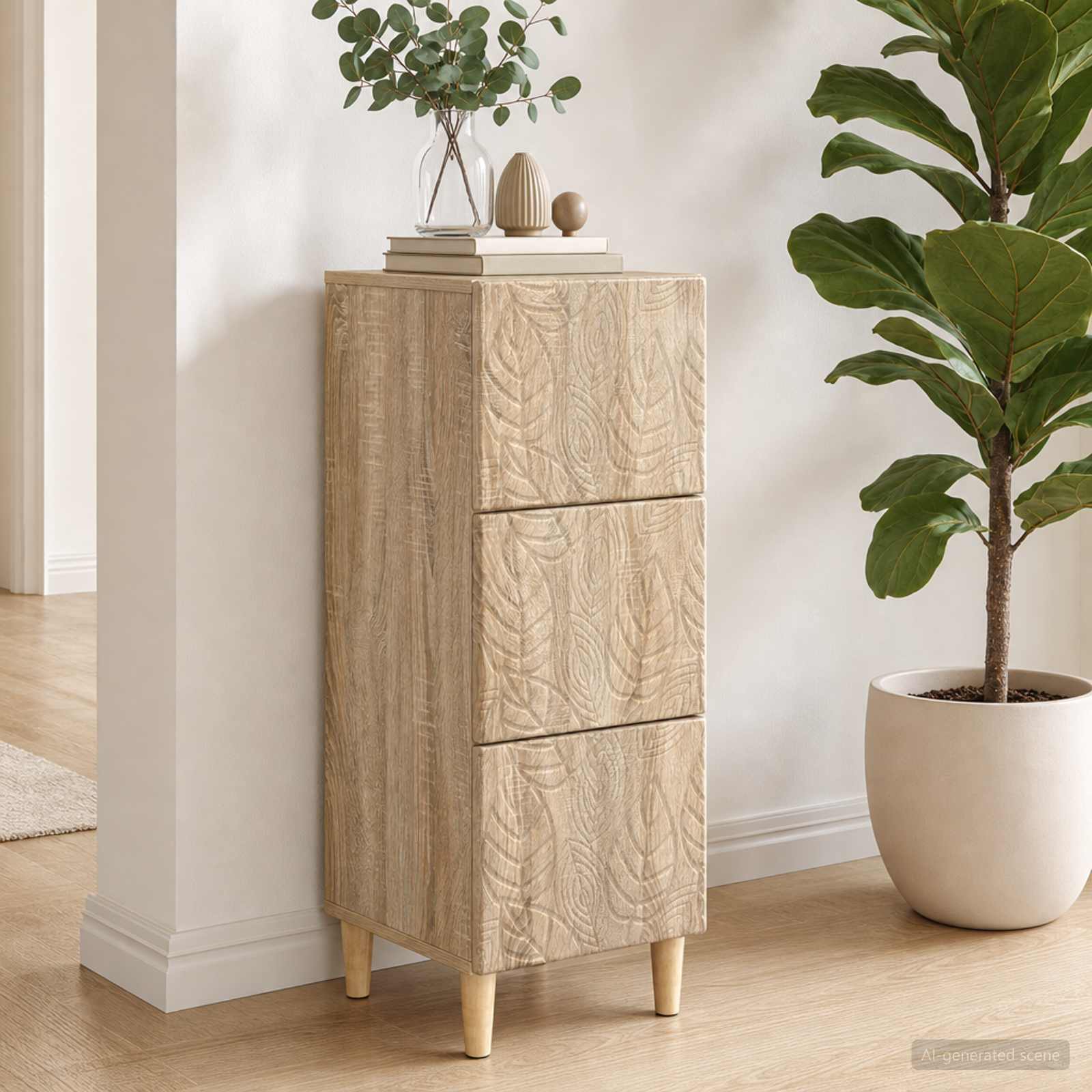 Ladenkast Sonoma Eiken 33 x 34,5 x 90 cm Bewerkt hout – afbeelding 1