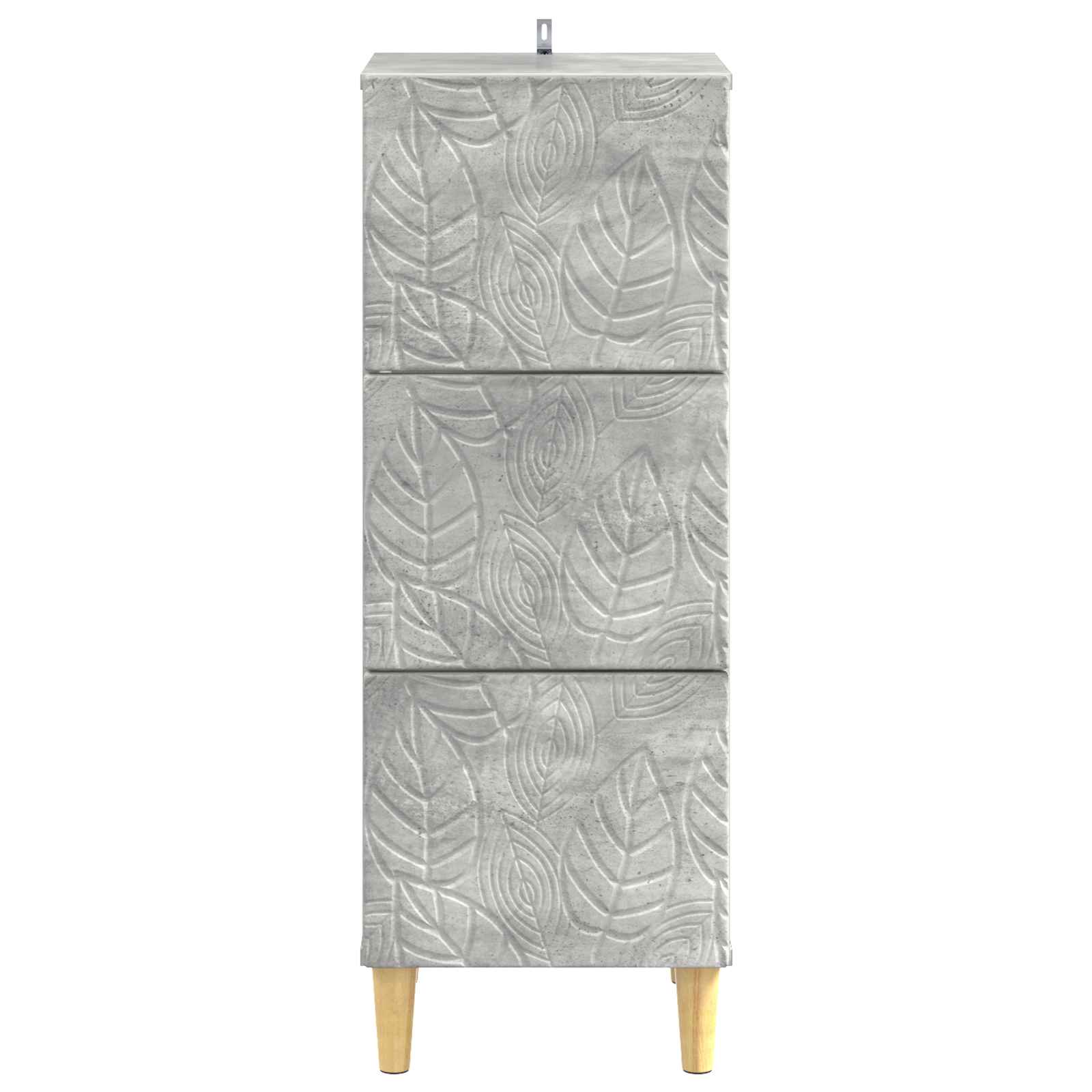 Ladenkast Betongrijs 33 x 34,5 x 90 cm Bewerkt hout – afbeelding 5