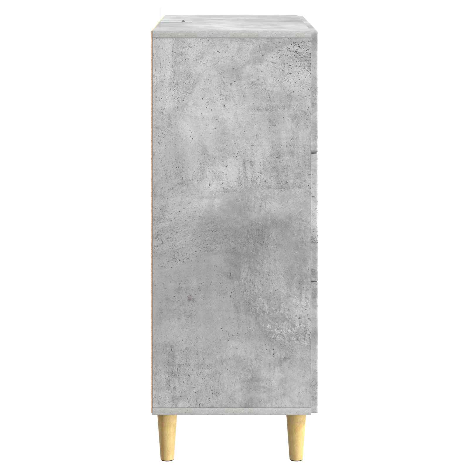 Ladenkast Betongrijs 33 x 34,5 x 90 cm Bewerkt hout – afbeelding 6